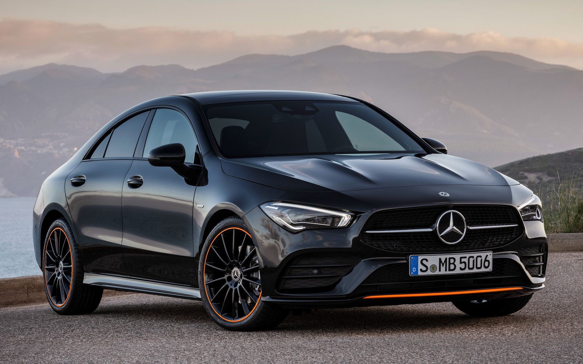 Mercedes-Benz CLA, Sleek and stylish, Expressive design, Luxury compact sedan, 1920x1200 HD Desktop