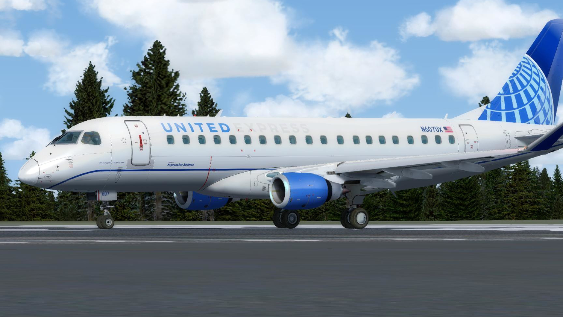 Embraer 170, Virtualcol simulation, Regional aircraft, Flight simulation software, 1920x1080 Full HD Desktop