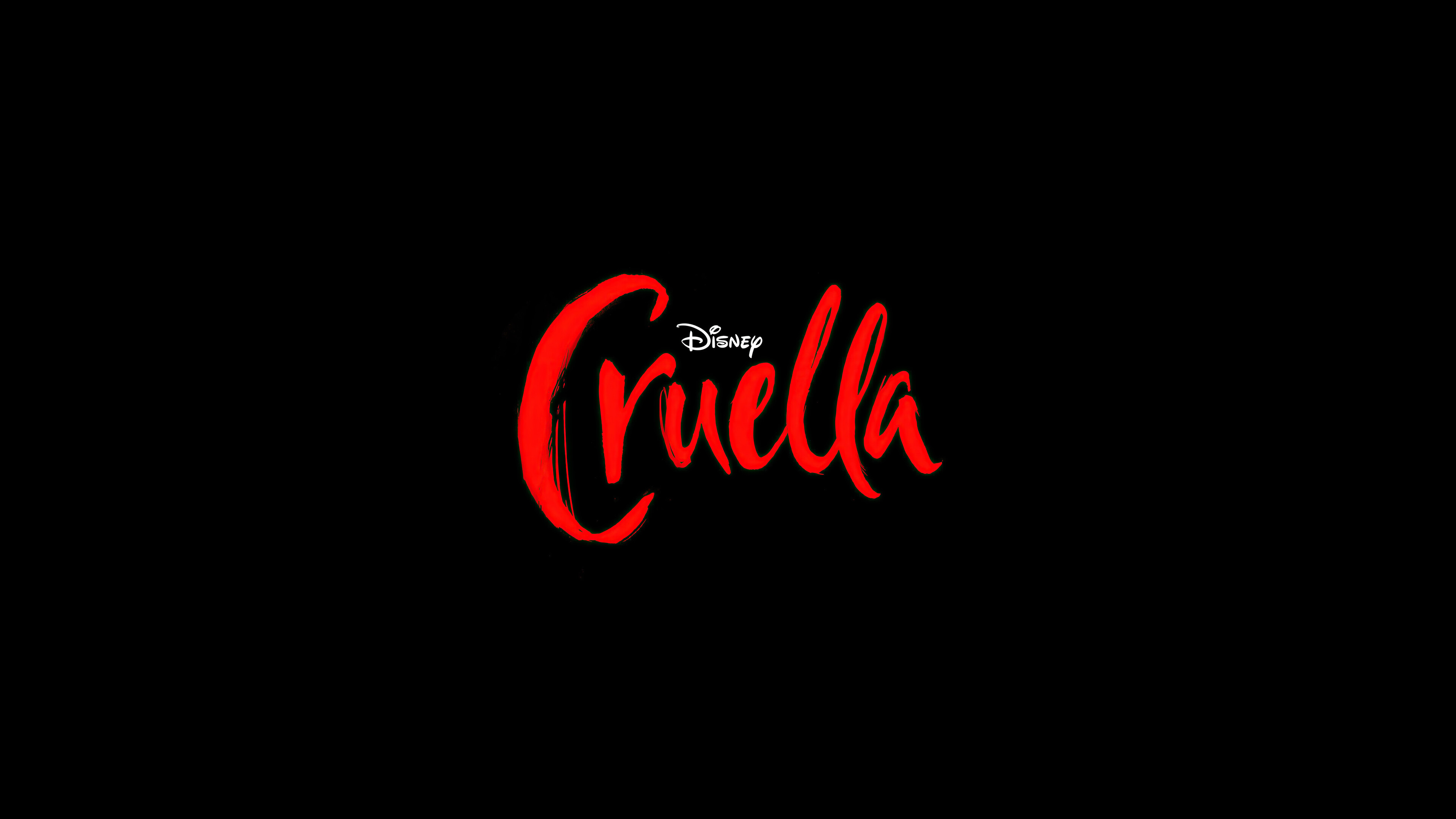 Logo, Cruella Wallpaper, 3840x2160 4K Desktop