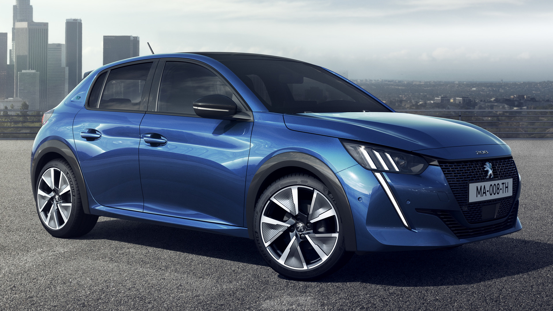 Peugeot 208 GT, Sporty hatchback, Dynamic performance, Striking visuals, 1920x1080 Full HD Desktop