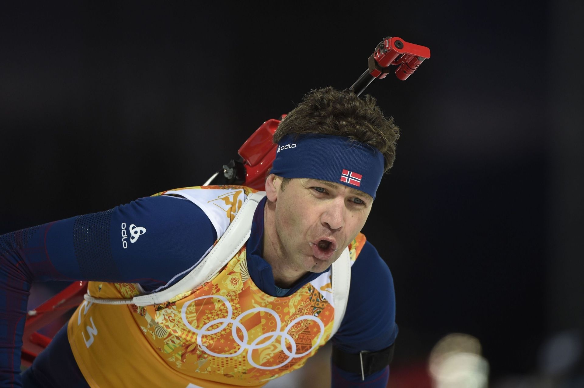 Ole Einar Bjoerndalen, Gold medal, History-making, BiathlonBjoerndalen, 1920x1280 HD Desktop