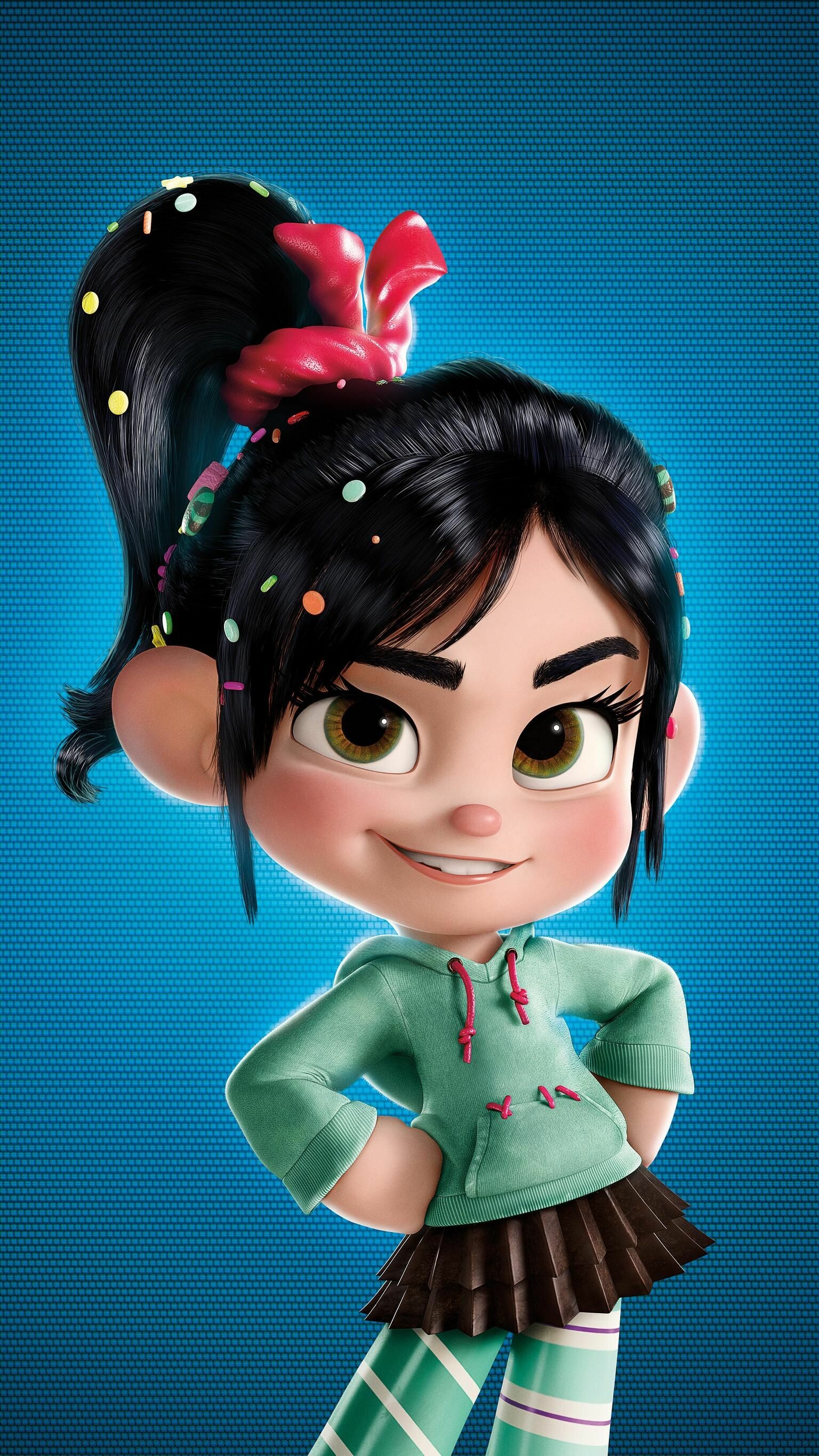 Vanellope von Schweetz, Wreck-It Ralph Wallpaper, 1540x2740 HD Phone