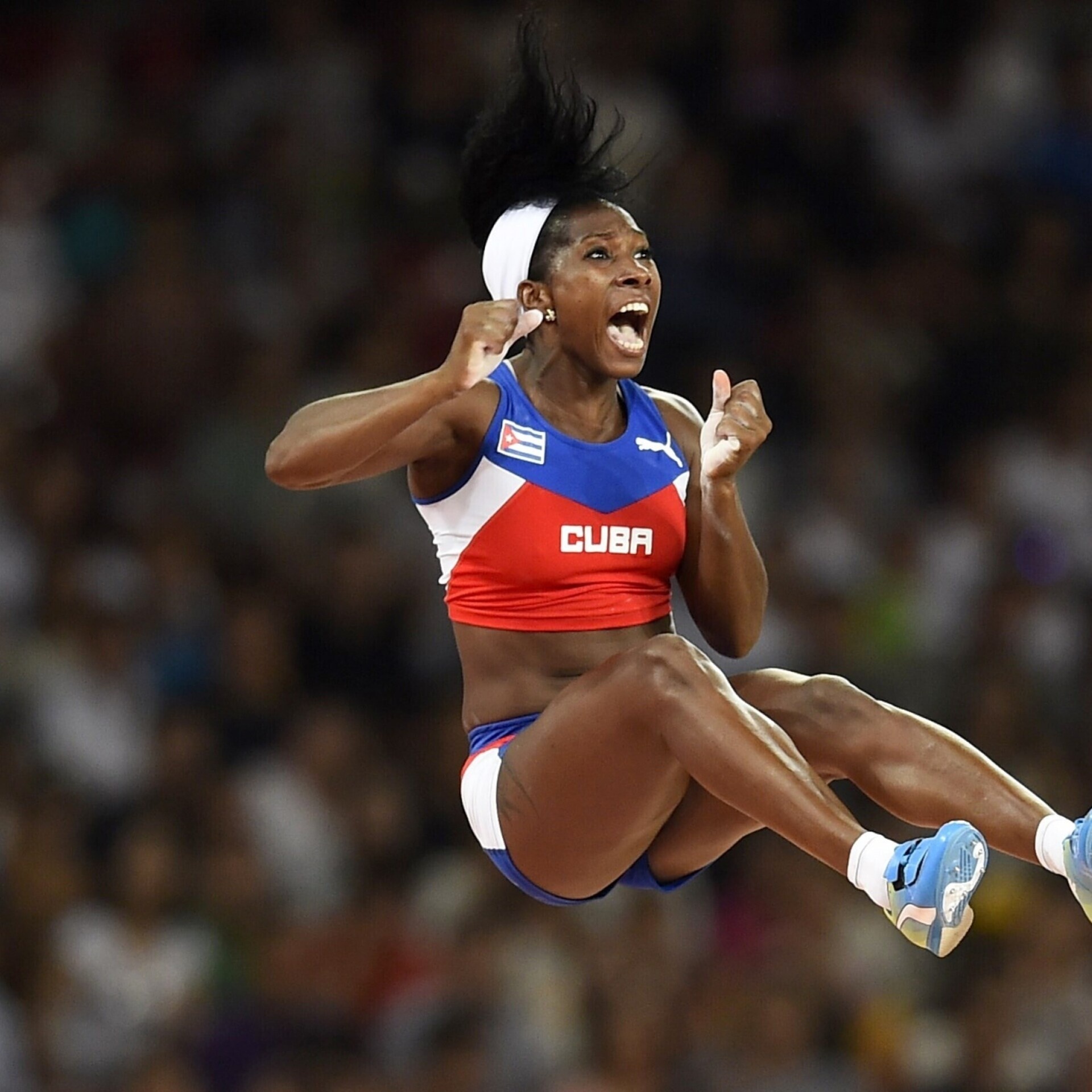 Beijing 2015, Yarisley Silva Wallpaper, 1920x1920 HD Phone