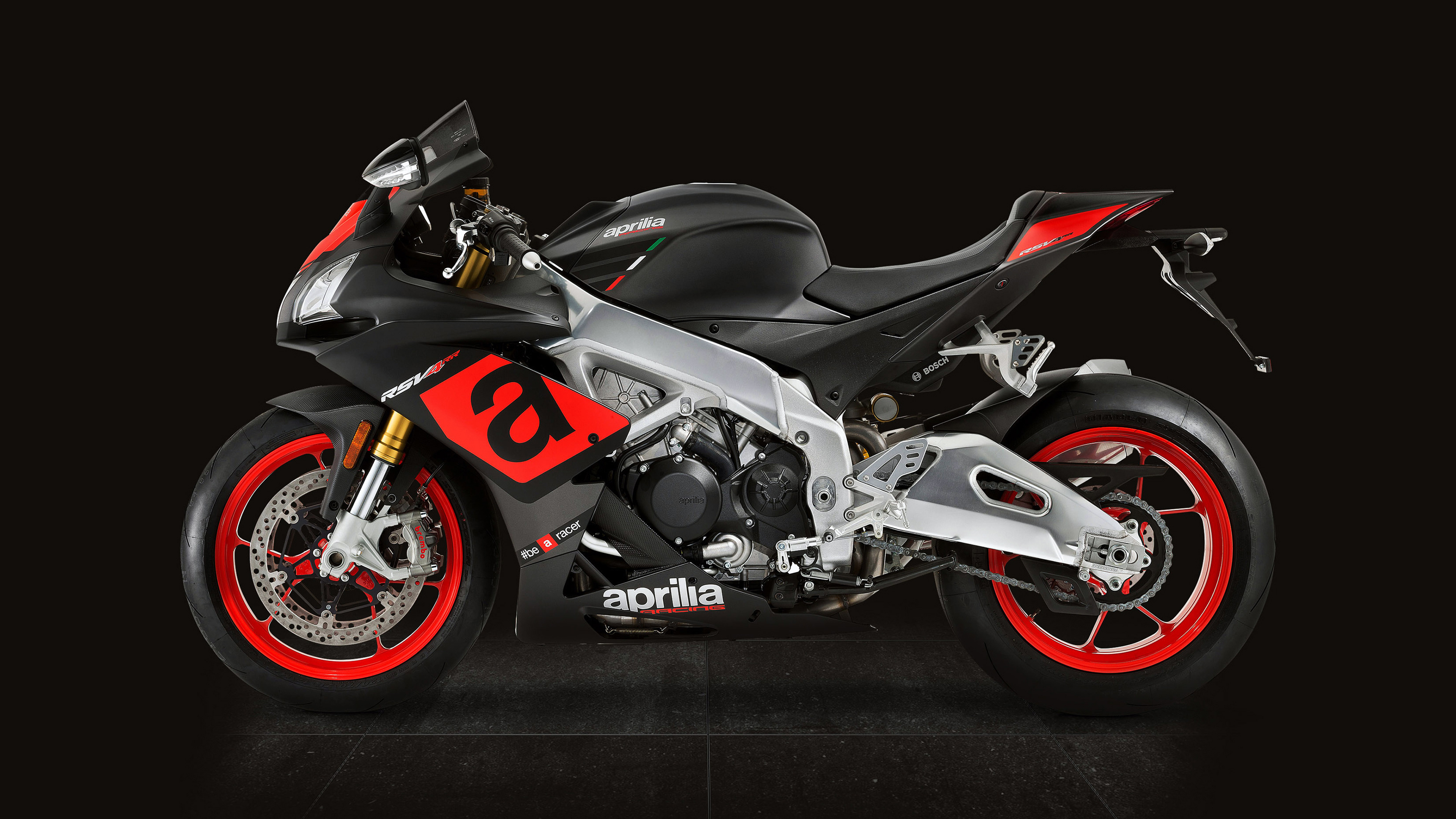 Aprilia RSV4, 2017 sportbikes, Italian motorcycles, High quality pictures, 3840x2160 4K Desktop