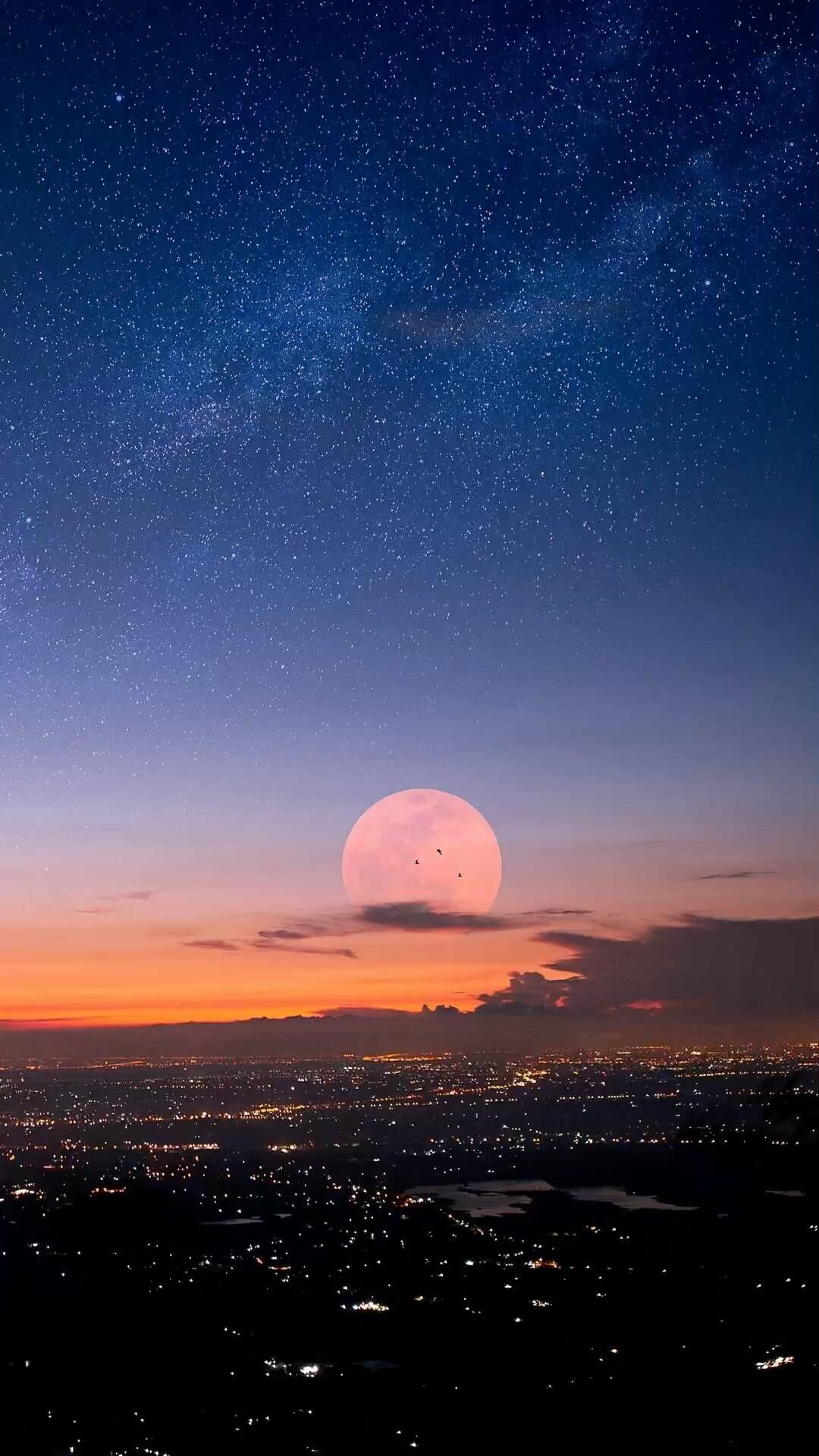 Moon wallpaper 995, 4k beauty, Enchanting visuals, Celestial charm, 1080x1920 Full HD Phone