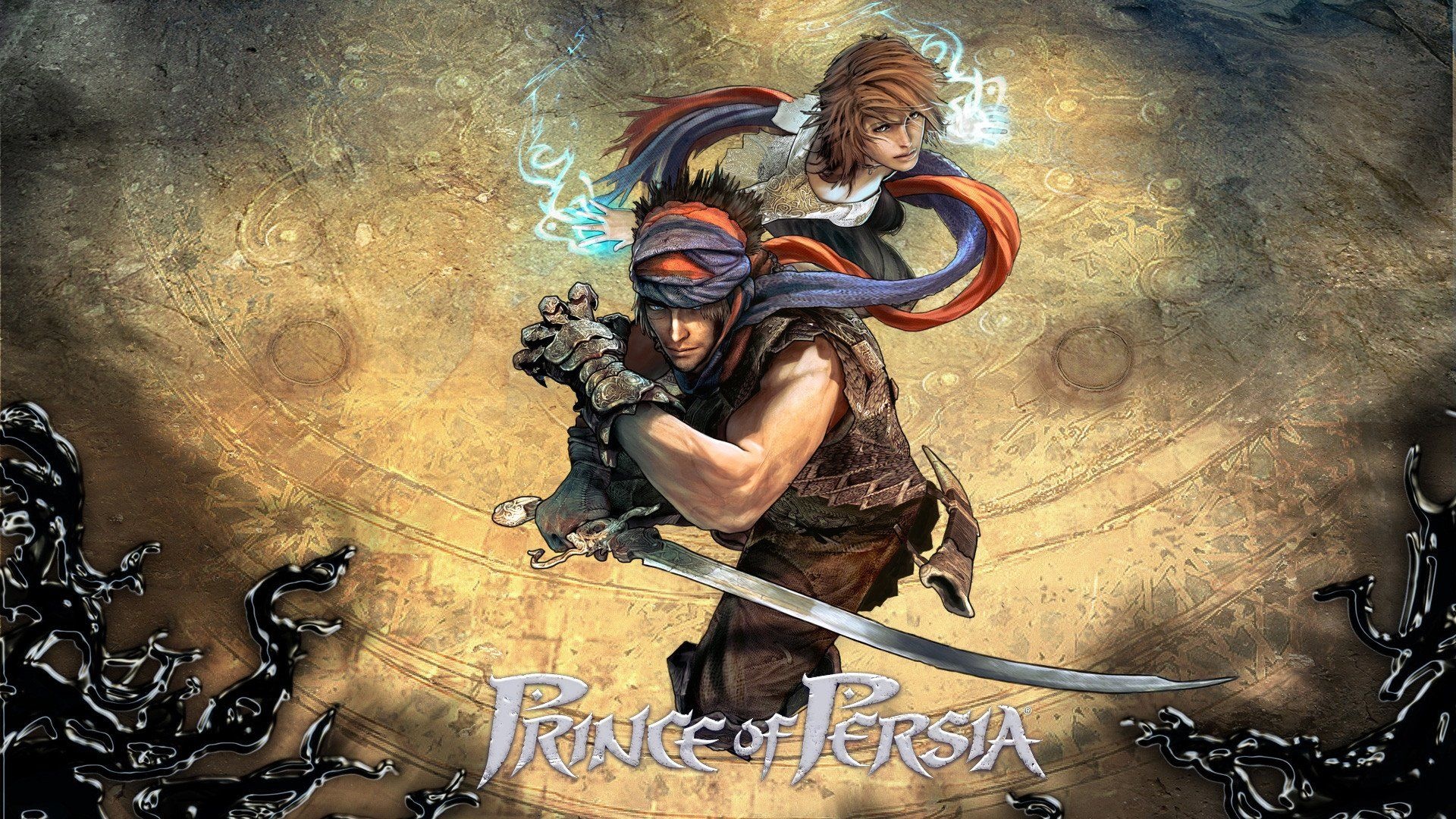 The Prince, Elika, Prince of Persia logo, Full HD Desktop wallpaper