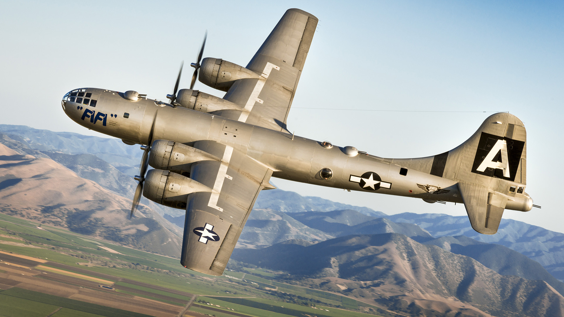 Boeing Superfortress, Historical warplanes, Classic WWII bomber, Vintage aviation, 1920x1080 Full HD Desktop