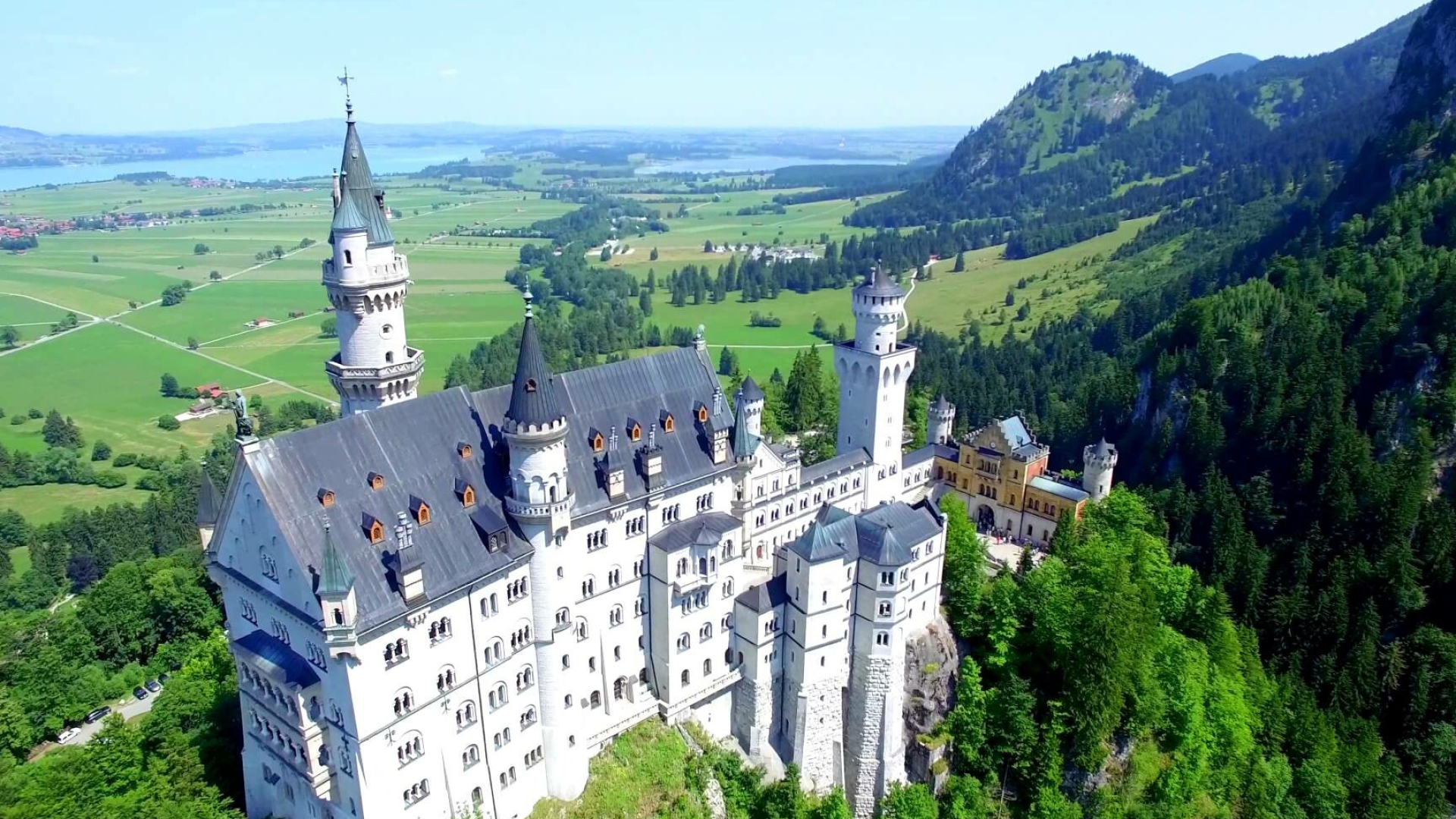 Neuschwanstein Castle, Travels, Germany, Bavaria, 1920x1080 Full HD Desktop