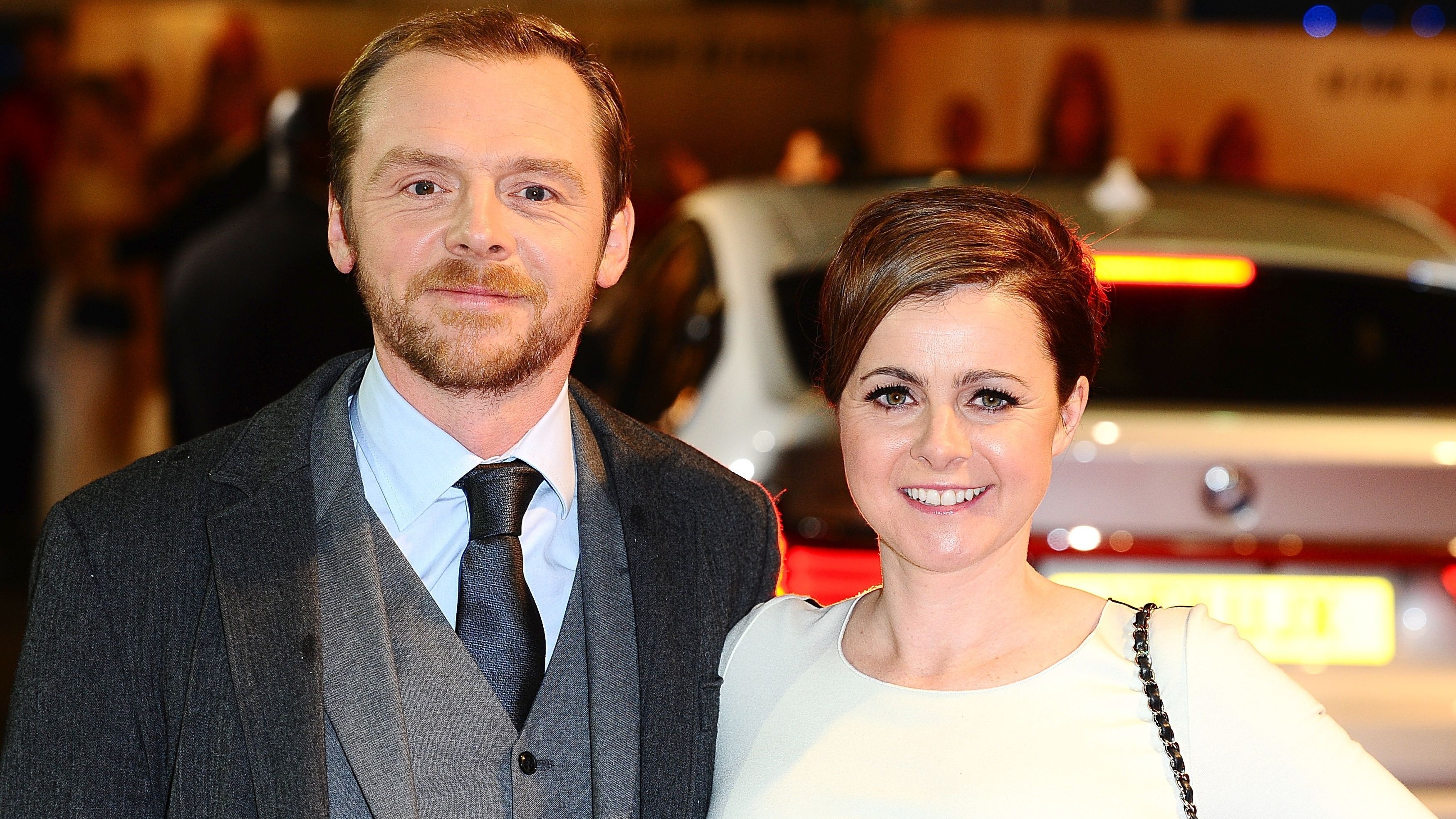 Simon Pegg, Movies, Affairs, ITV News, 3500x1970 HD Desktop