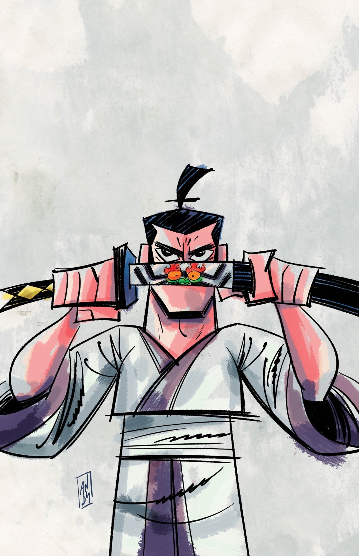 Samurai Jack, 4K wallpapers, Samurai theme, High quality, 1250x1920 HD Phone