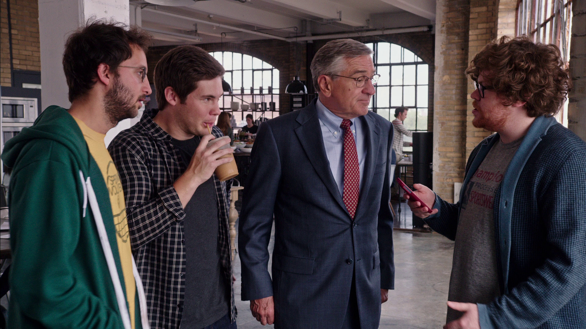 The Intern Movie, Comedic Brilliance, Robert De Niro, Anne Hathaway, 1920x1080 Full HD Desktop