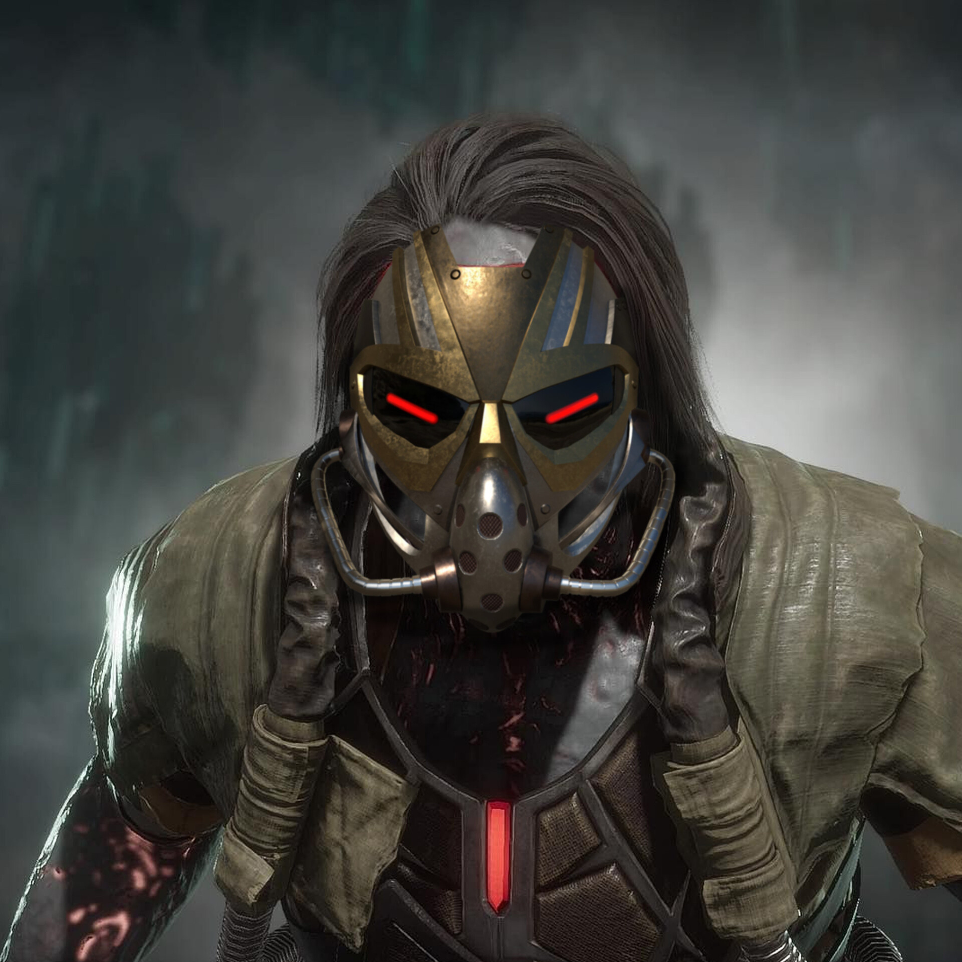 Kabal, ArtStation, Mask design, Intricate details, 1920x1920 HD Phone