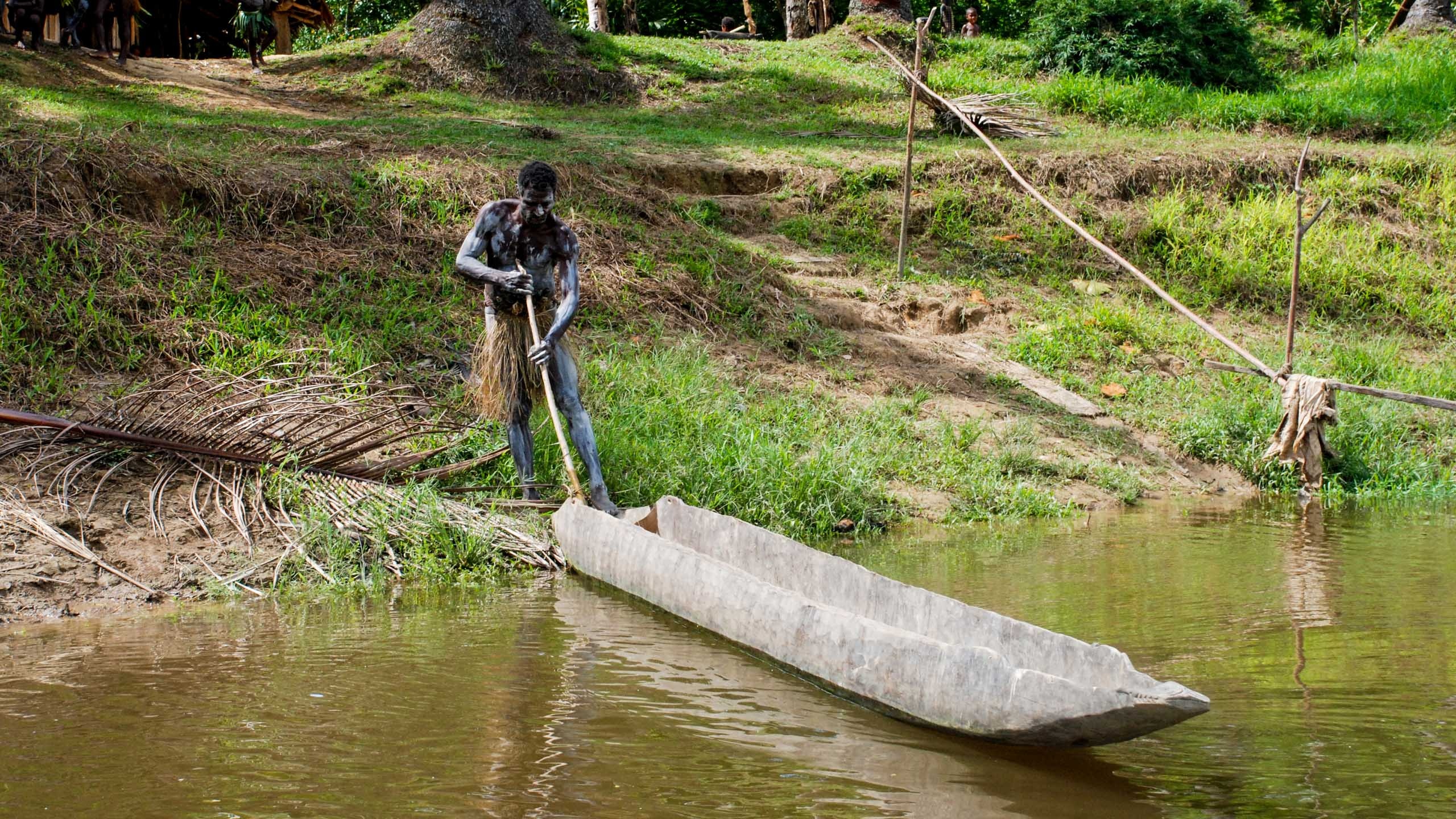 Sepik River, Tumbuna festival journeys, 2560x1440 HD Desktop