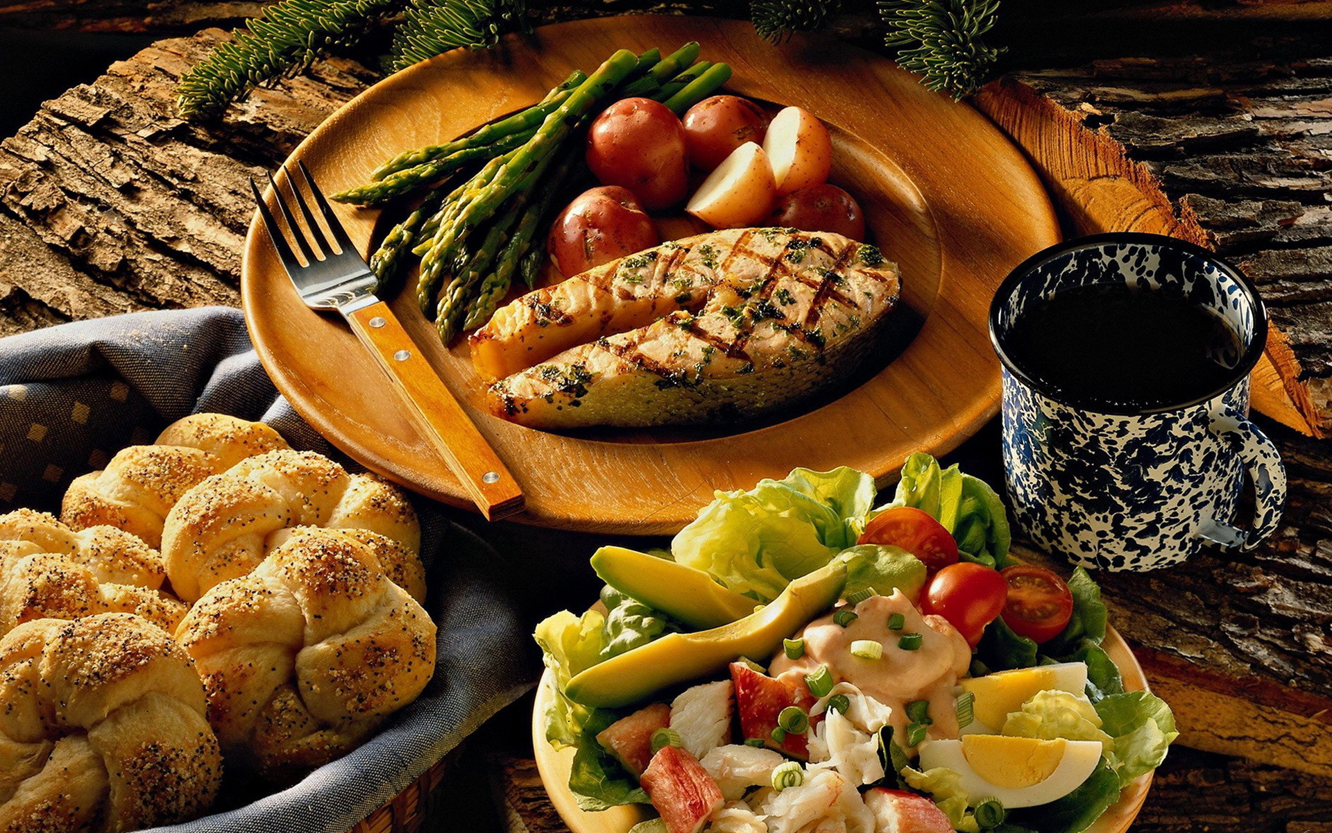 Fantastic seafood dinner, Seafood delicacies, Fine dining, Seafood dish, 1920x1200 HD Desktop
