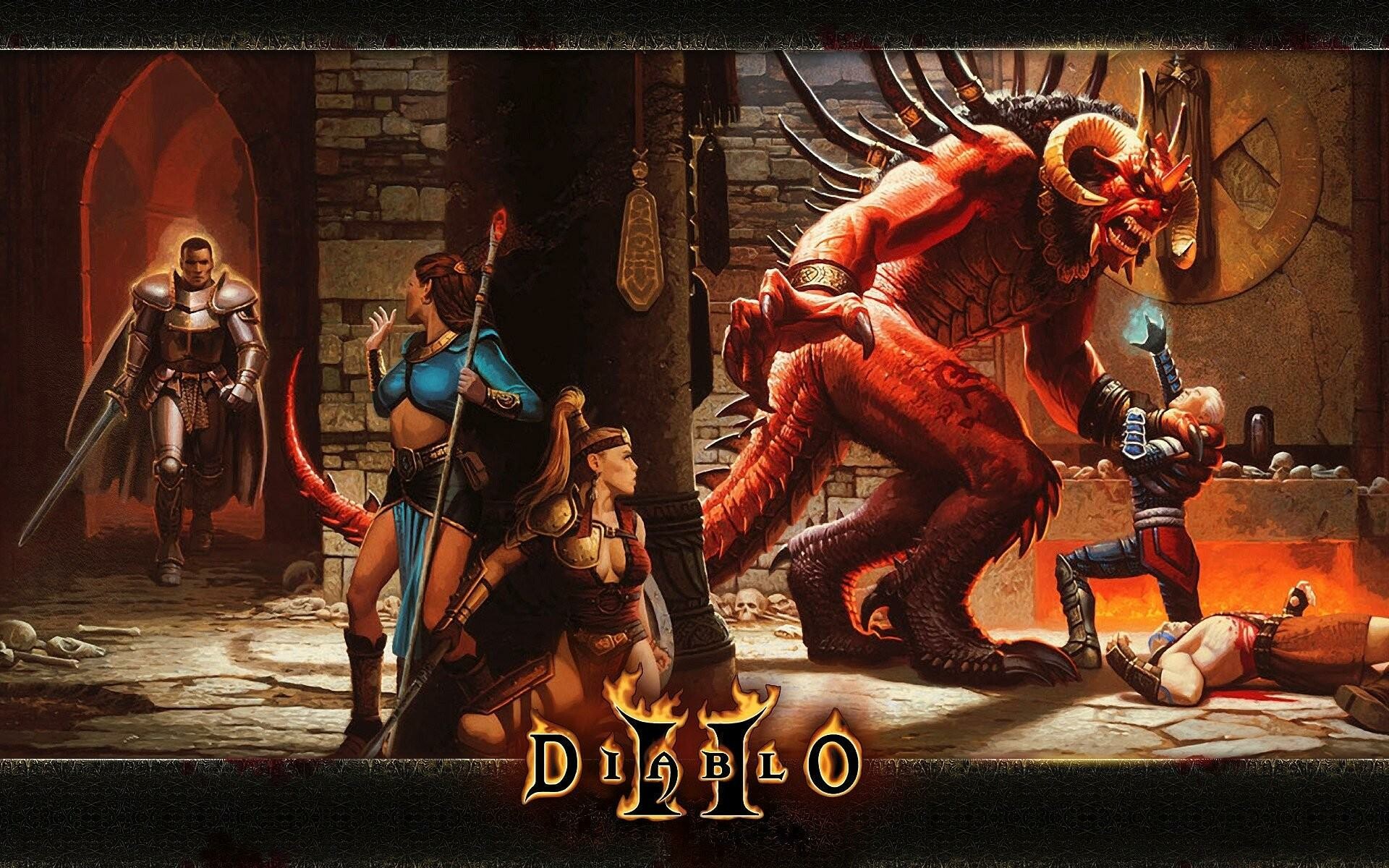 Diablo II wallpapers, Demon hunters, Dark fantasy, 1920x1200 HD Desktop