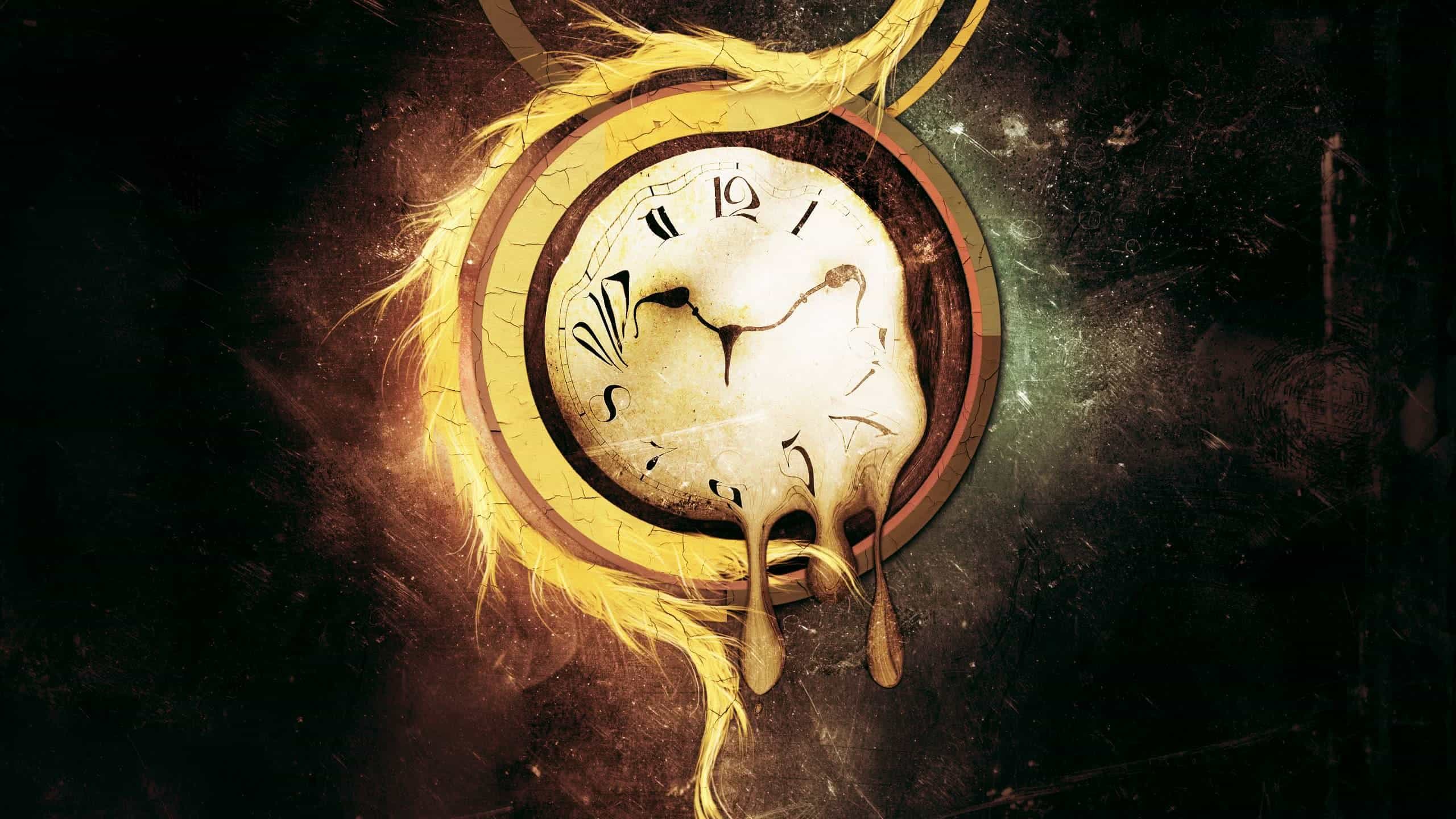 Salvador Dali clock, Wallpaper, 2560x1440 HD Desktop