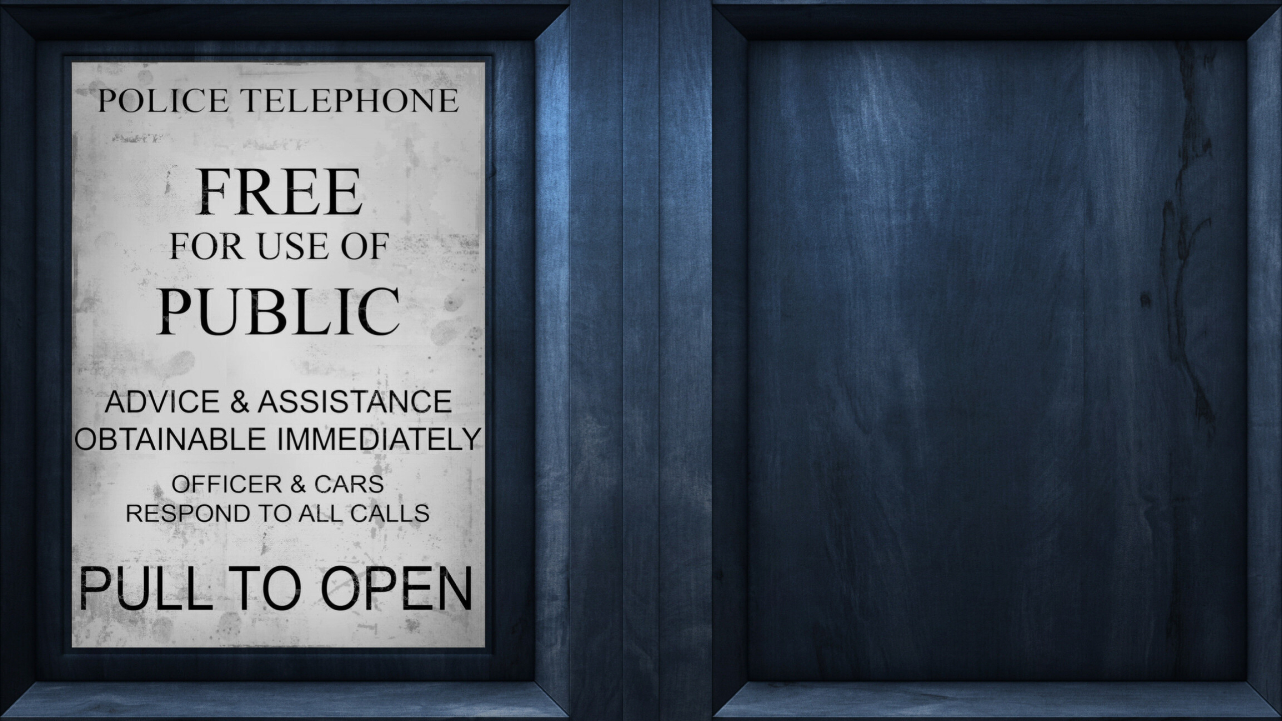 Tardis sign, Doctor Who Wallpaper, 2560x1440 HD Desktop