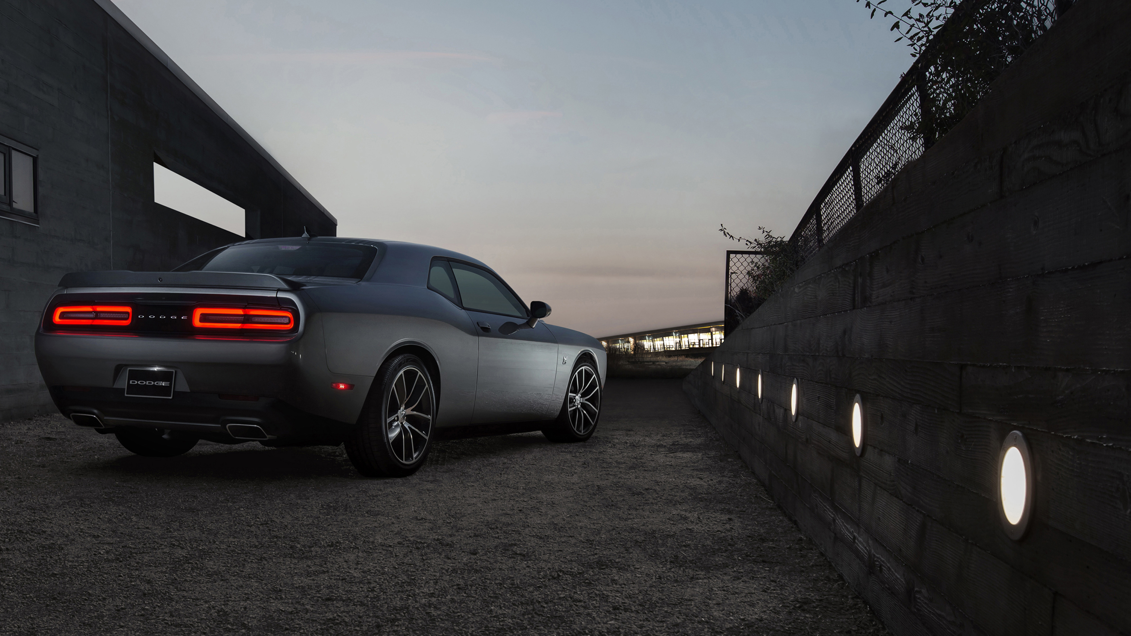 Dodge Challenger, Iconic muscle car, Powerful performance, Aggressive design, 3840x2160 4K Desktop