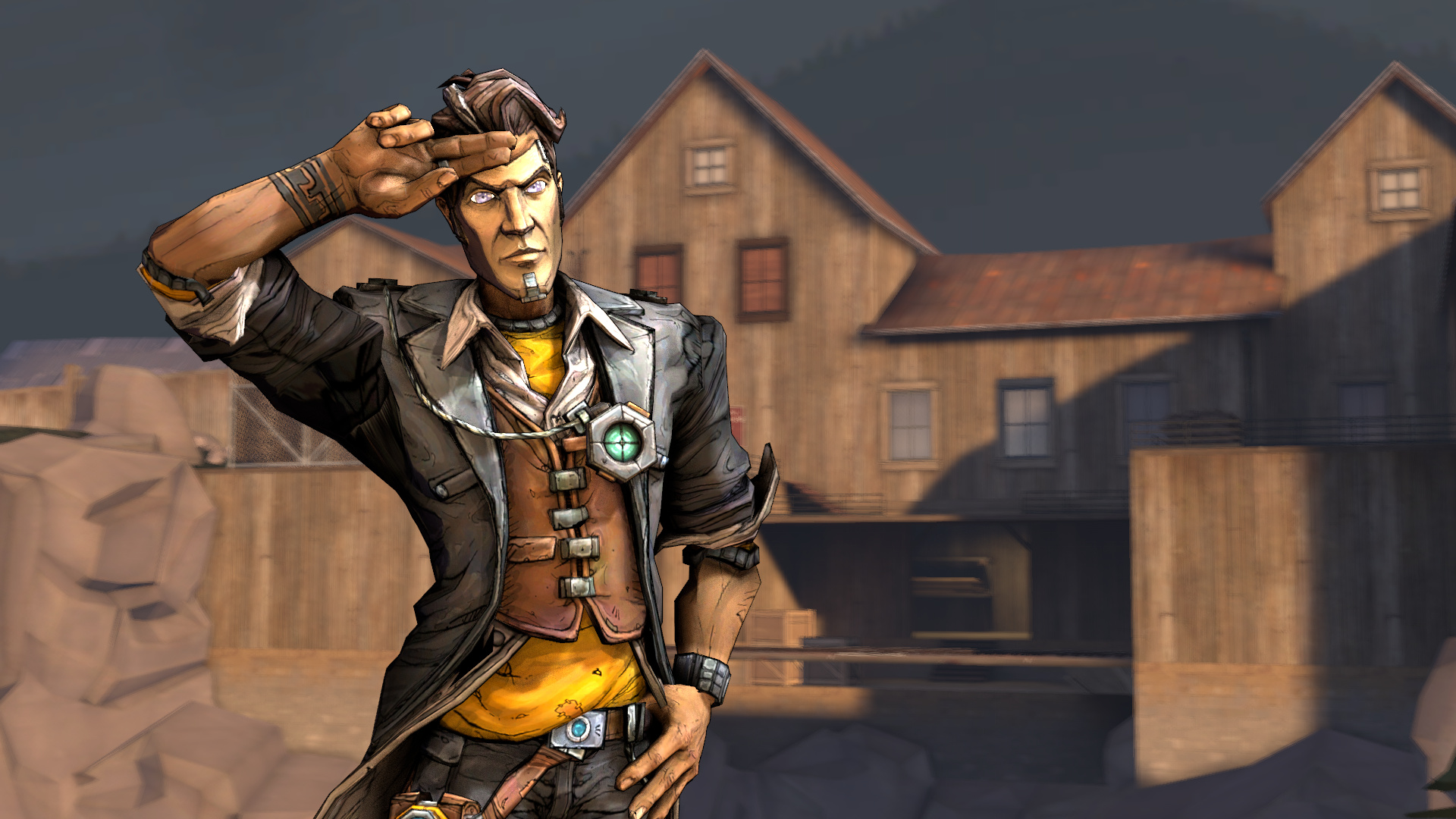 Handsome Jack, Borderlands character, Digital artwork, Handsome rogue, 1920x1080 Full HD Desktop