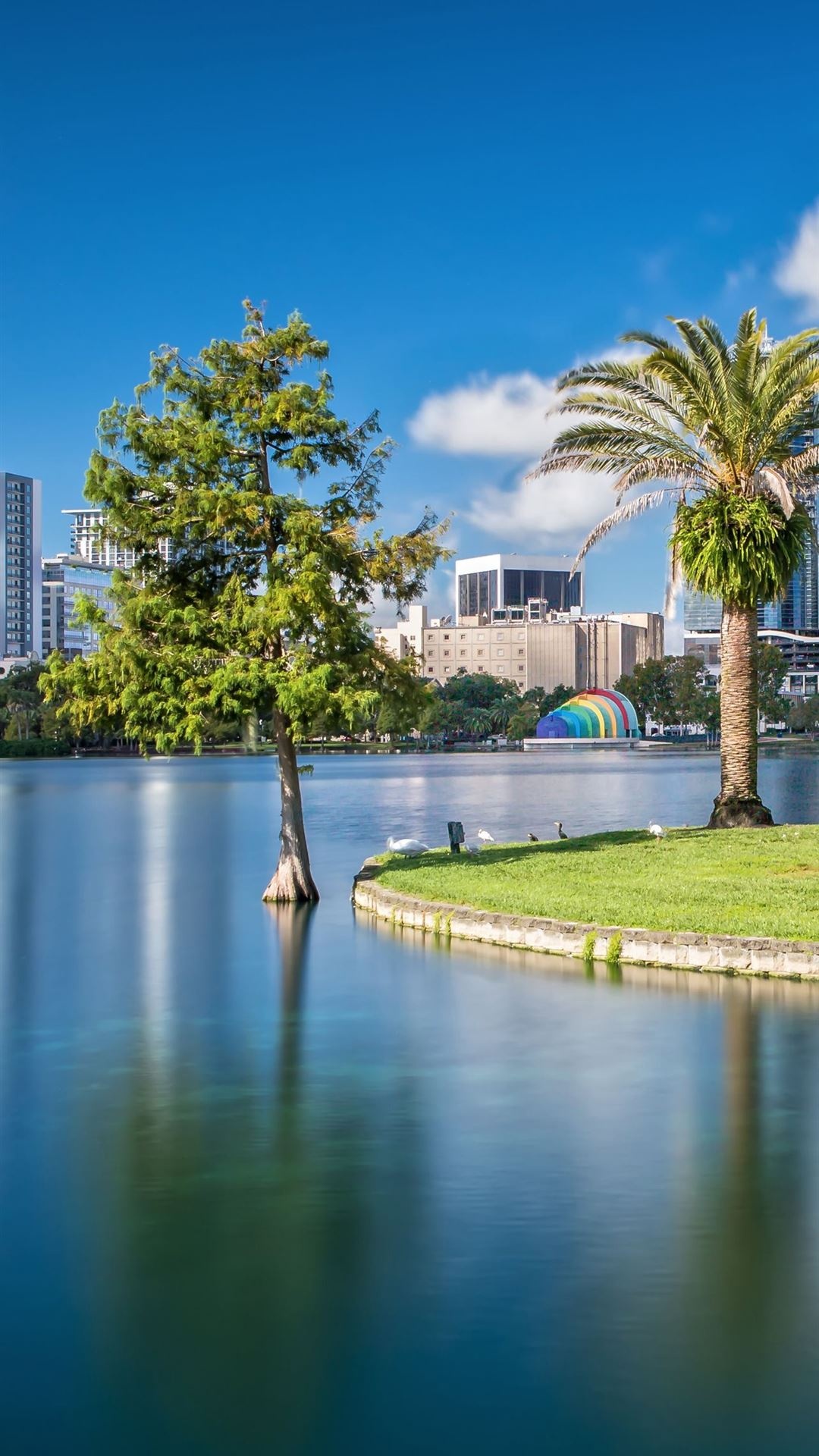 Orlando, Skyline, Travels, Florida, 1080x1920 Full HD Phone