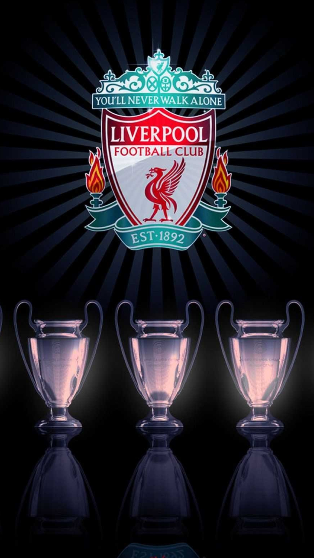 Trophies, Liverpool Football Club Wallpaper, 1080x1920 Full HD Phone