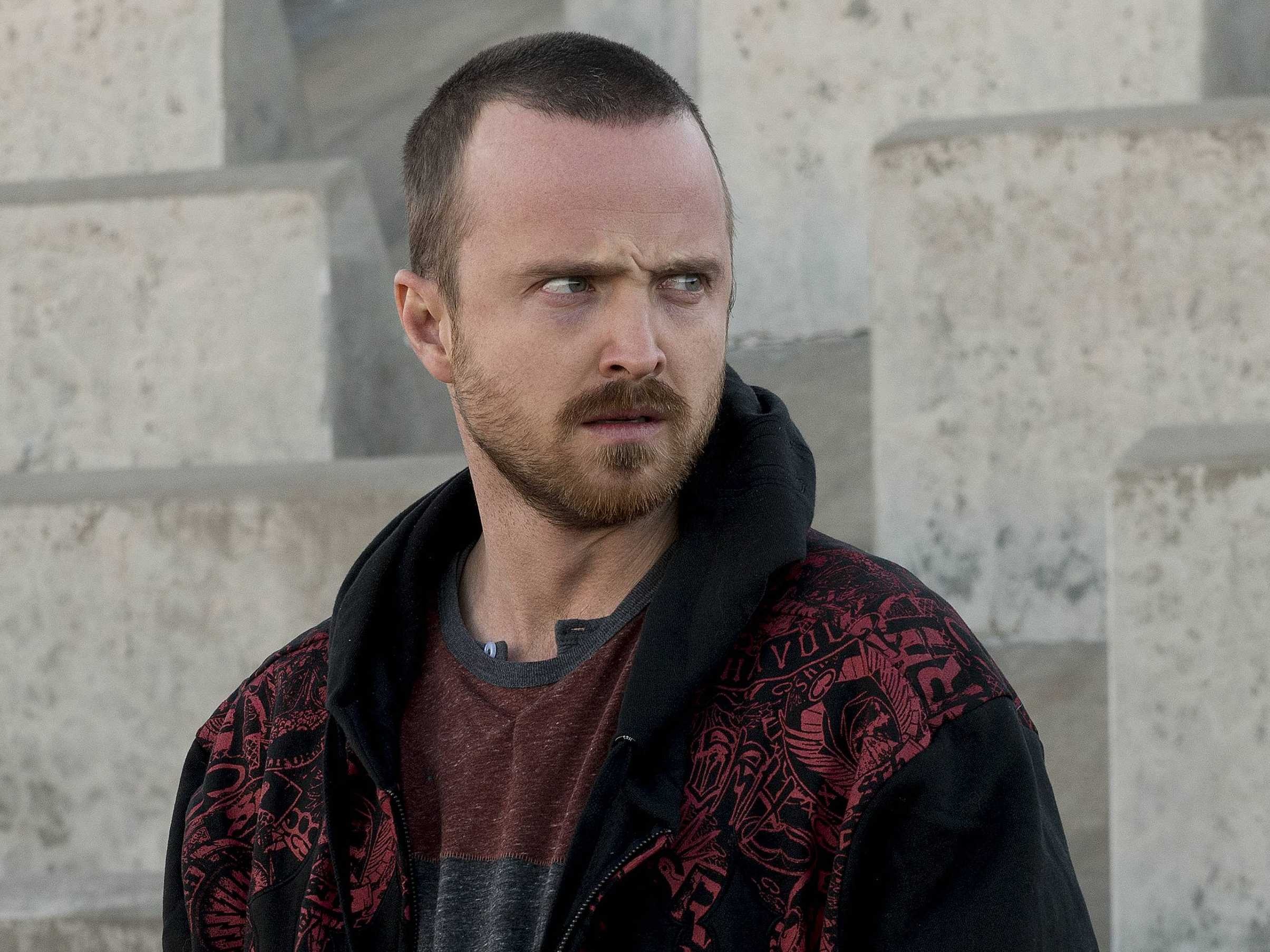 Jesse Pinkman, Aaron Paul, patterned zip hoodie, HD Desktop wallpaper