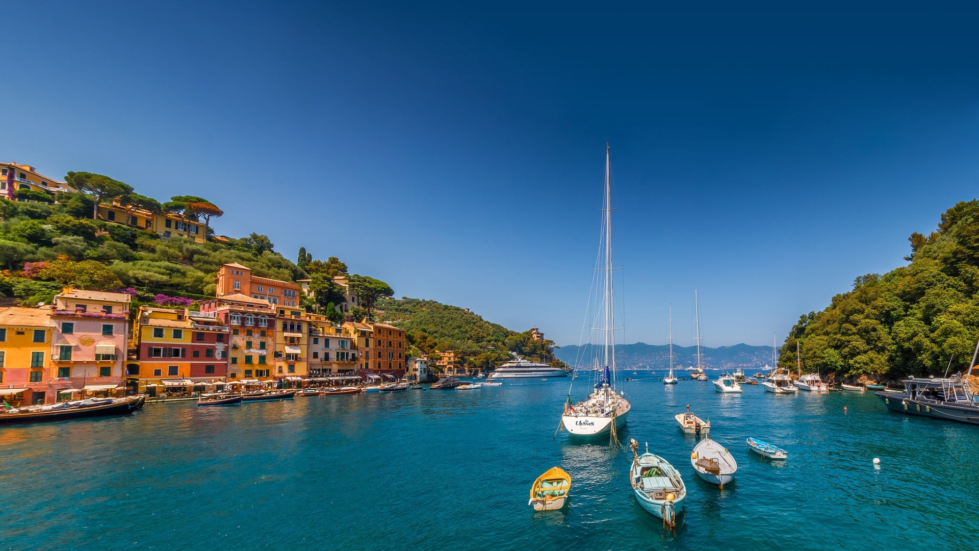 Portofino Italy, Free download, Beautiful wallpaper, Desktop image, 1920x1080 Full HD Desktop