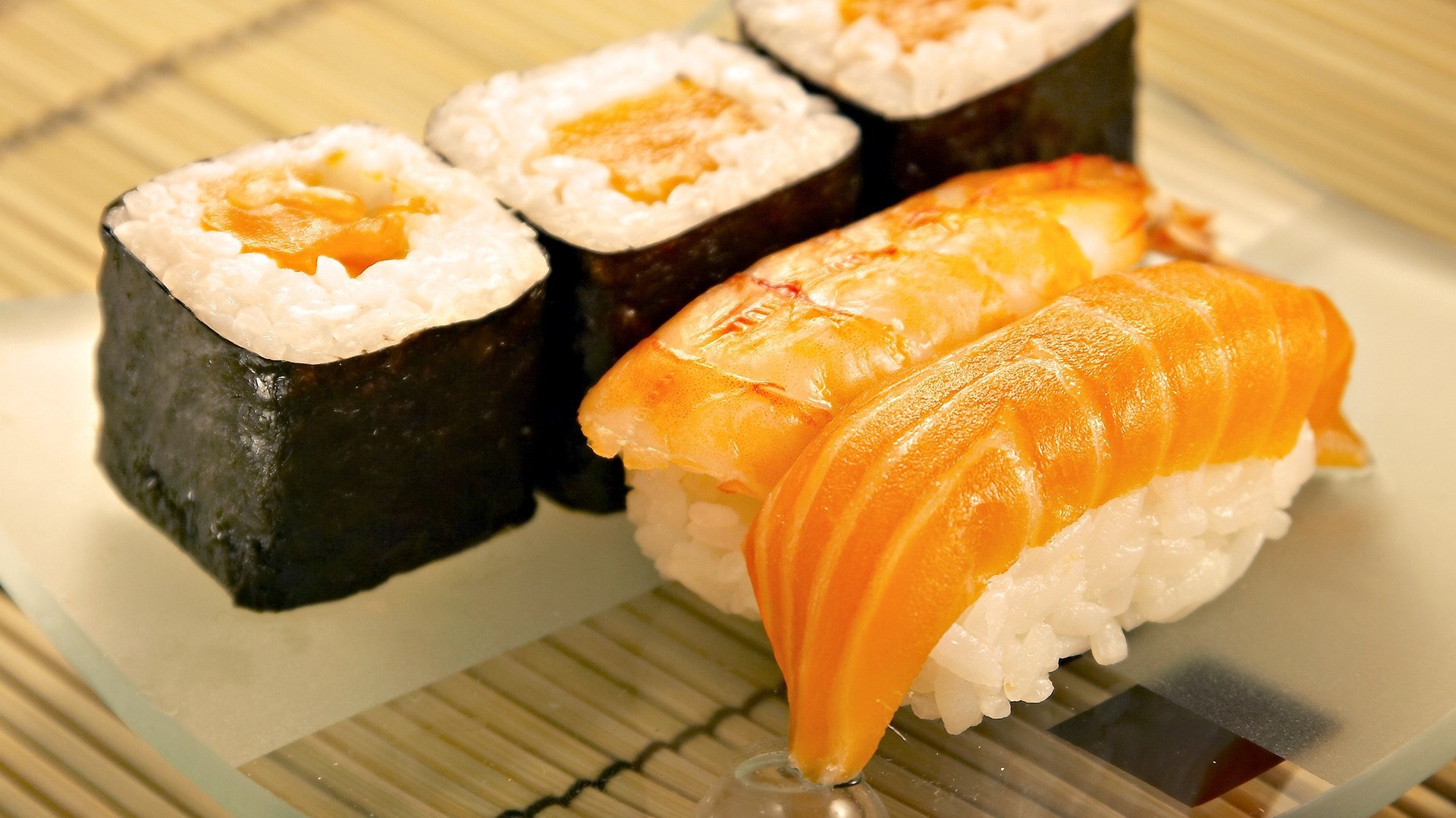 Sushi delicacy, Japanese cuisine, Fresh ingredients, Mouth-watering, 1920x1080 Full HD Desktop