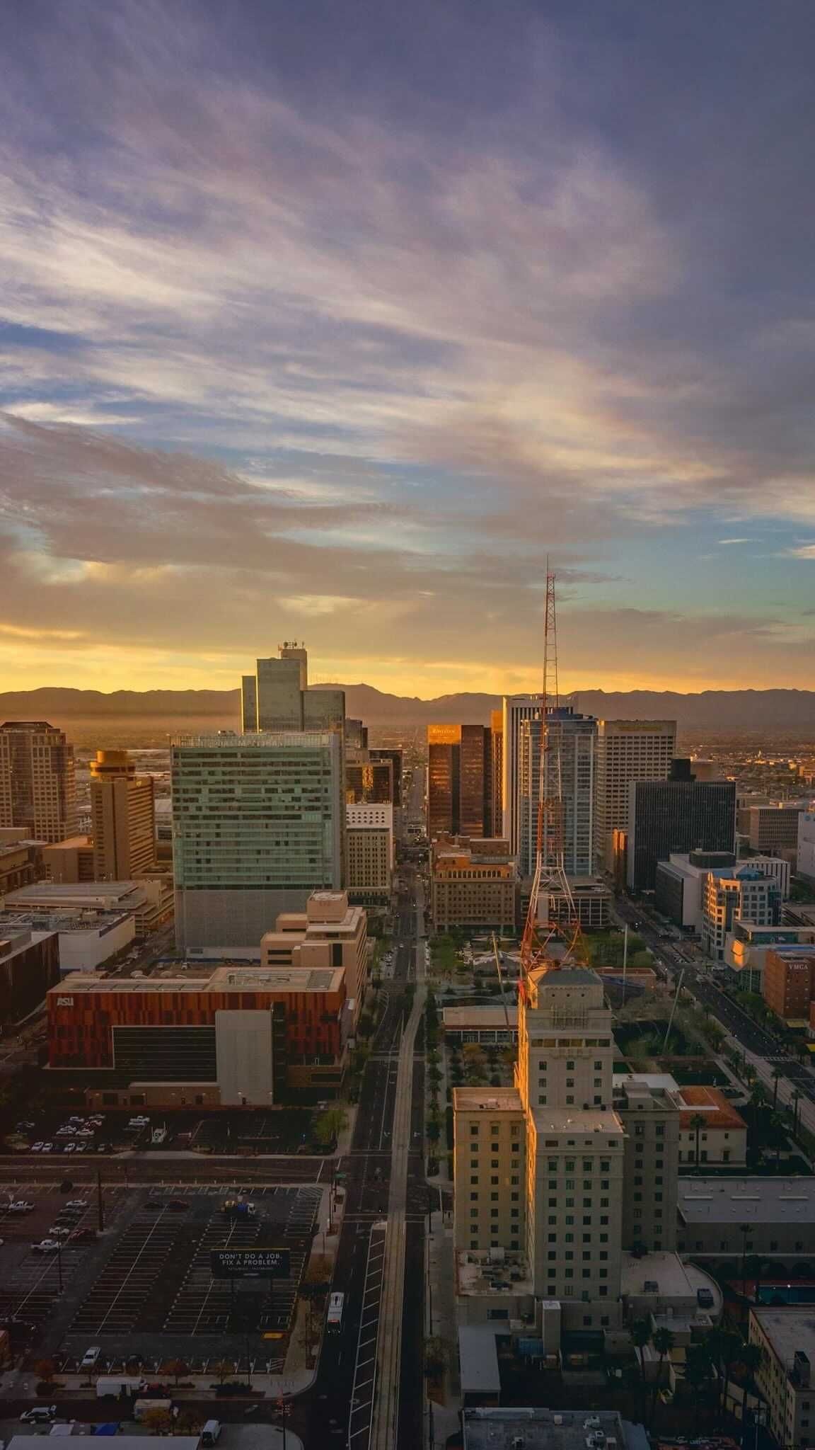 Phoenix Skyline, Luxury hospitality photographer, Architectural photography, Skyline inspiration, 1160x2050 HD Phone