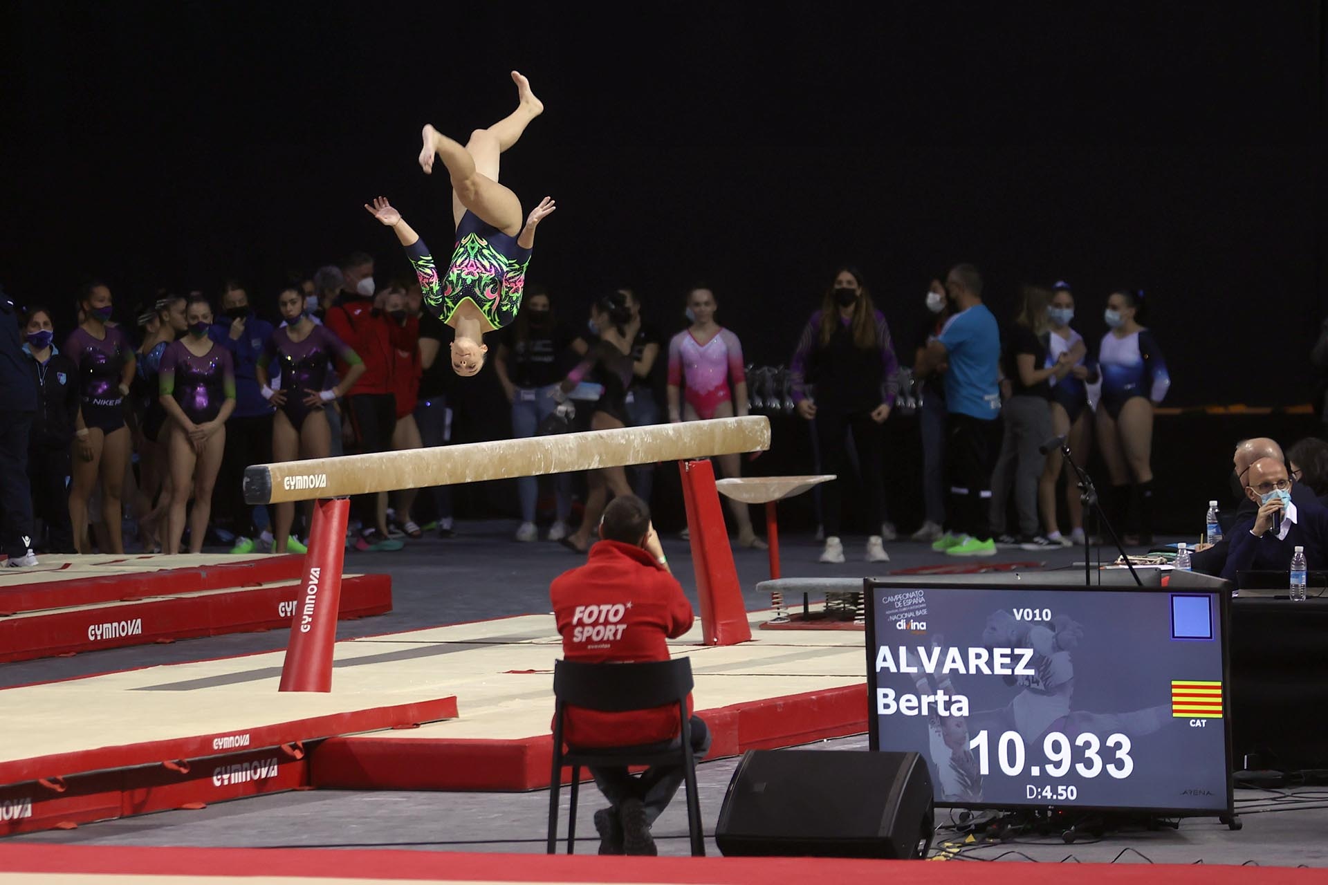 Balance Beam, Spanish gymnastics championship, Jornada del sbado, Artistic gymnastics, 1920x1280 HD Desktop