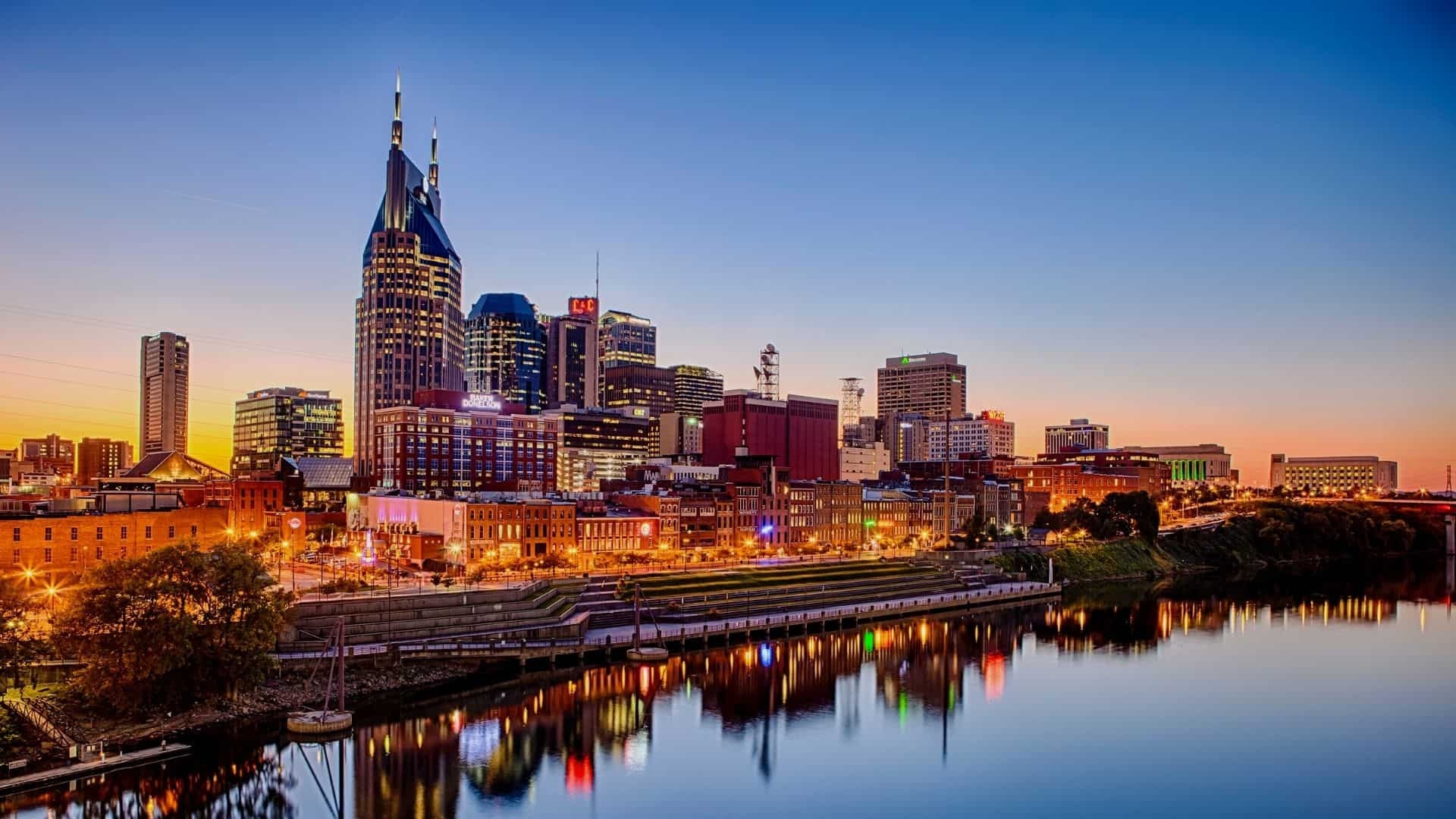 Nashville Skyline, Top 16 Coaches in Nashville, 1920x1080 Full HD Desktop