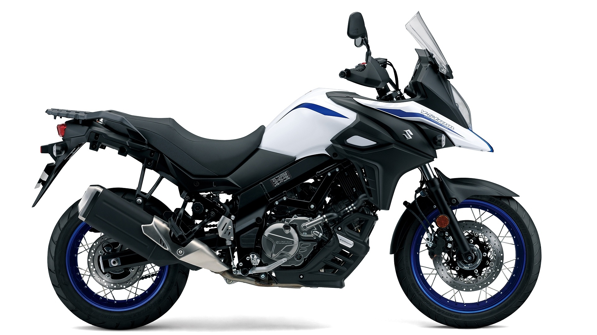 Suzuki V-Strom 650, Action image, Adventure touring, Motorcycle enthusiasts, 1920x1080 Full HD Desktop