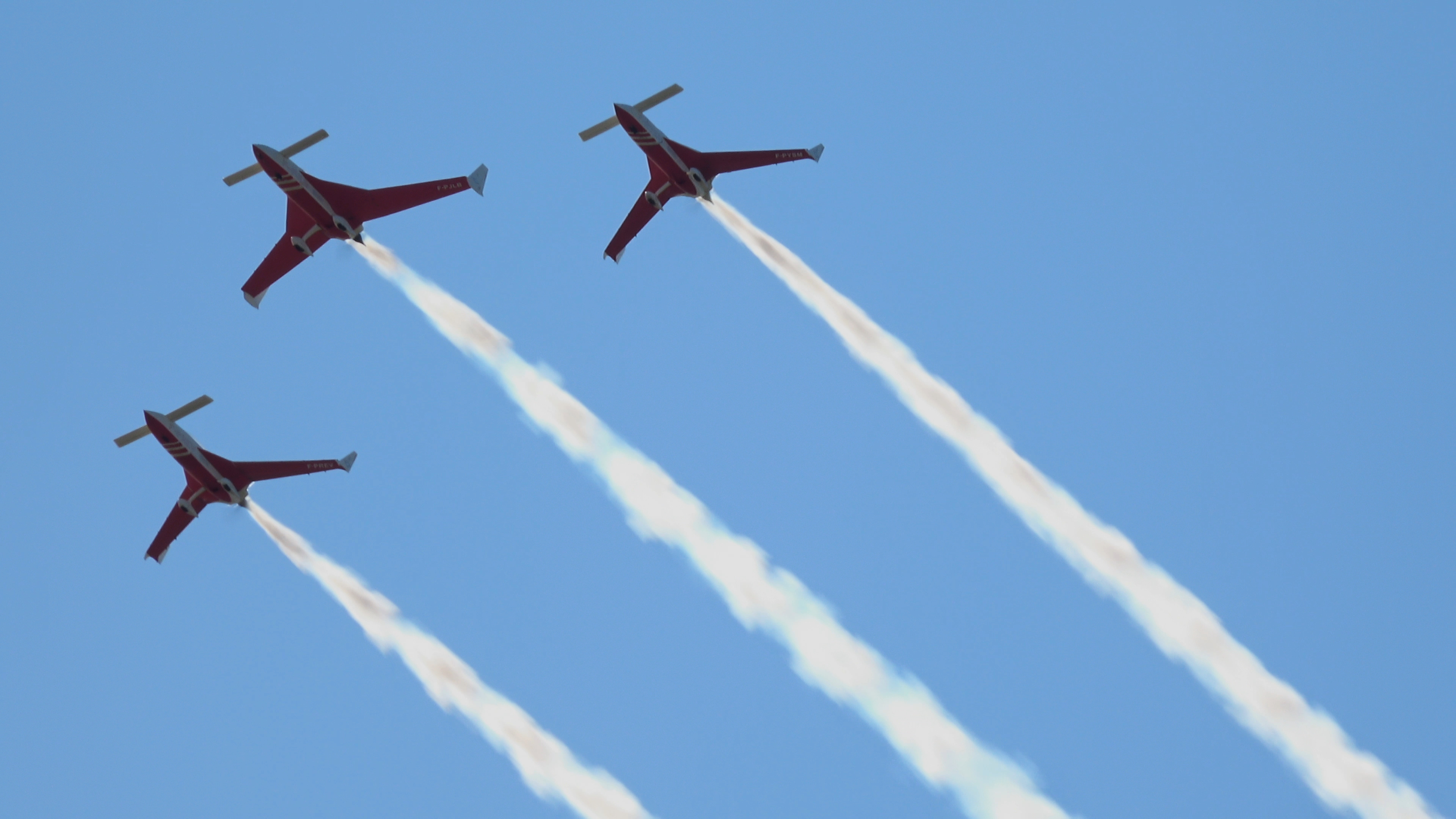 Aerobatics, Patrouille Reva, Flying airshows, 3840x2160 4K Desktop