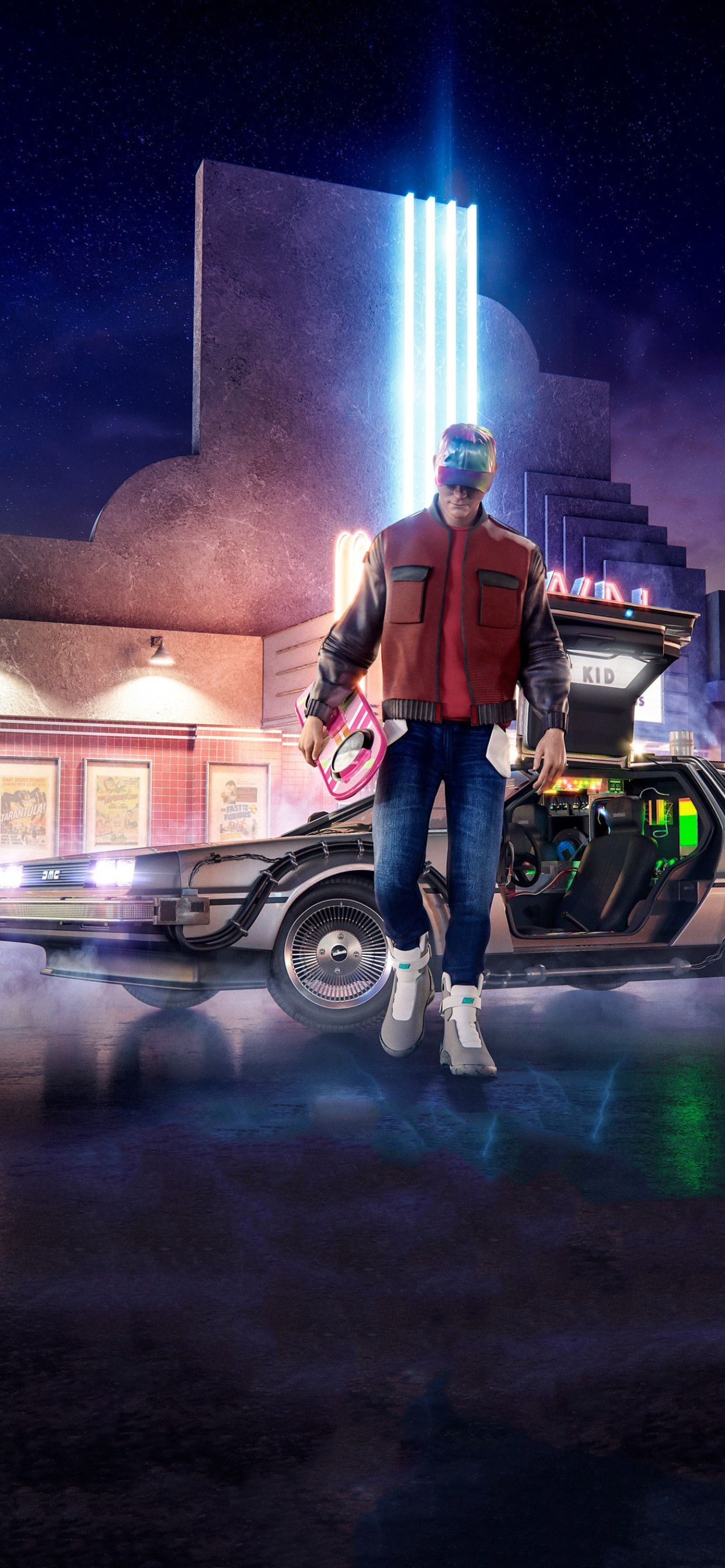 Back to the Future iPhone wallpapers, 4K HD, Mobile backgrounds, Time travel, 1250x2690 HD Phone