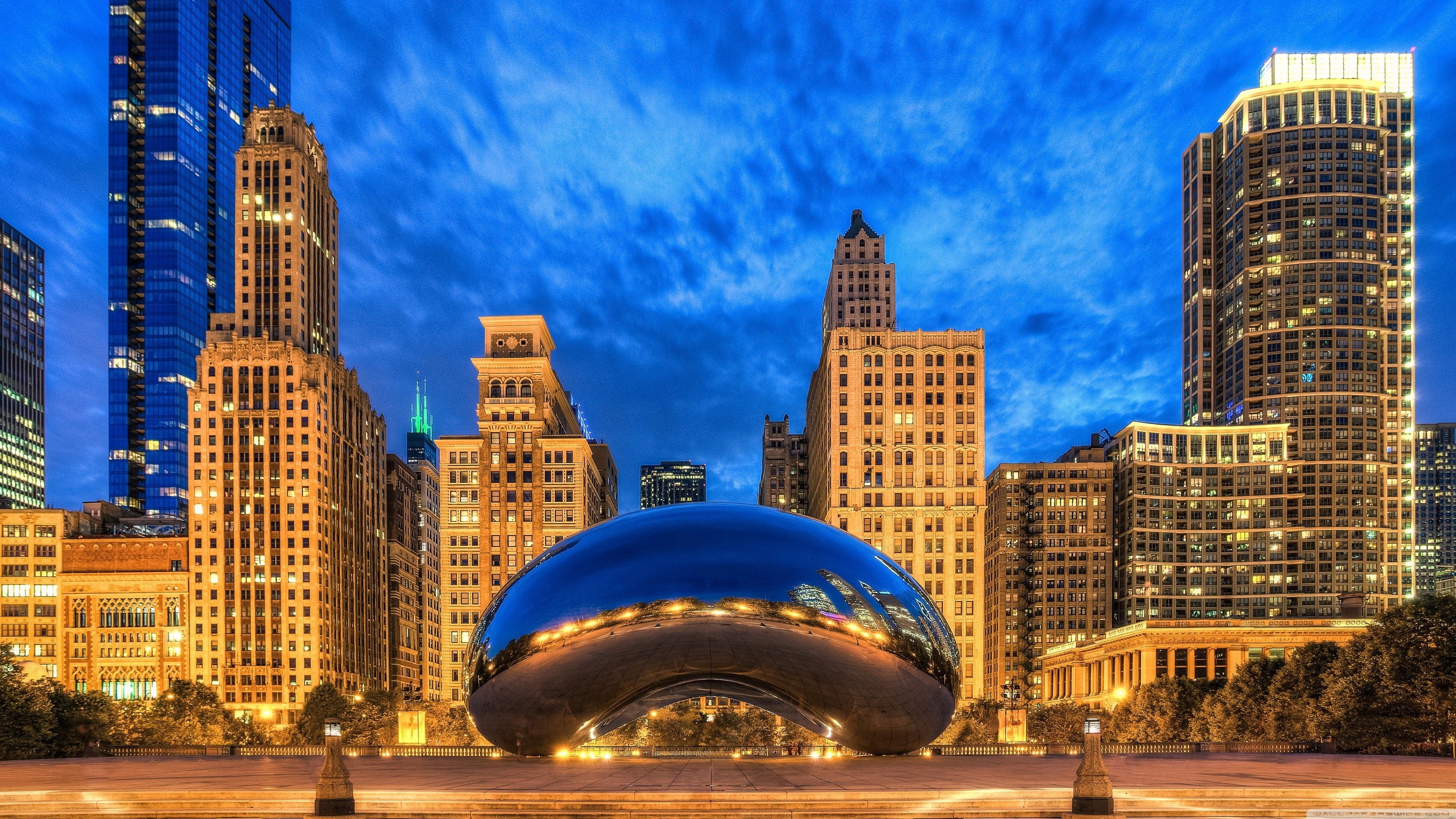 Cloud Gate, Chicago Wallpaper, 3840x2160 4K Desktop