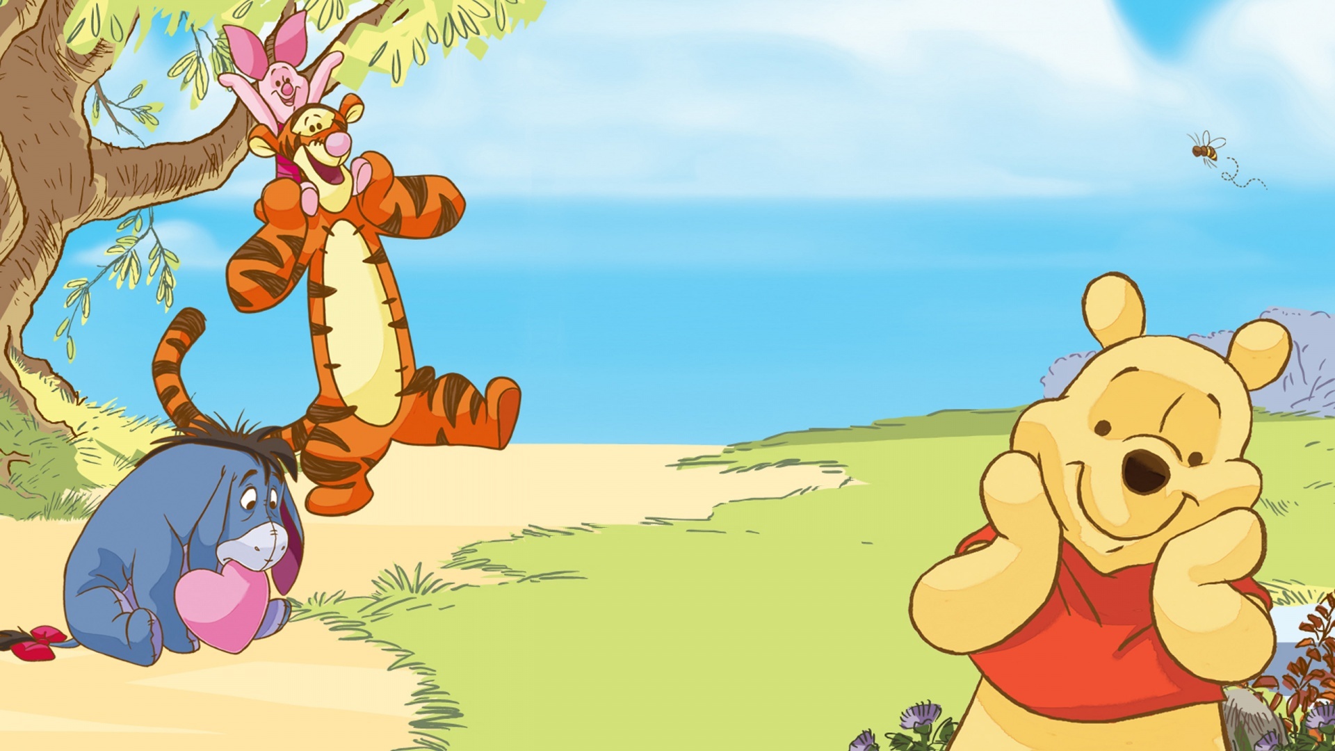 Winnie the Pooh wallpaper, High-resolution image, 1920x1080 Full HD Desktop