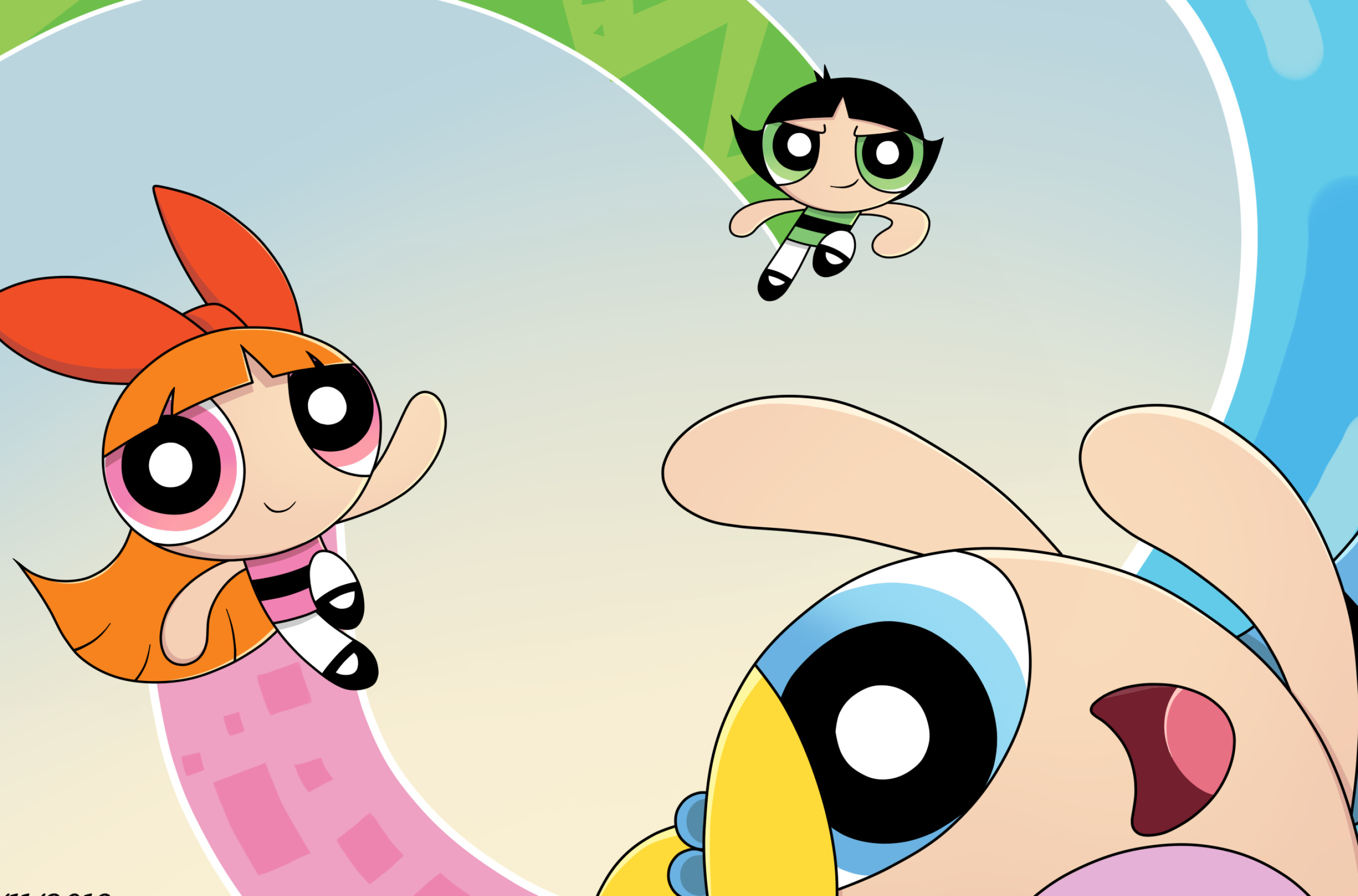 Blossom, Buttercup, Bubbles, The Powerpuff Girls, HD Desktop wallpaper