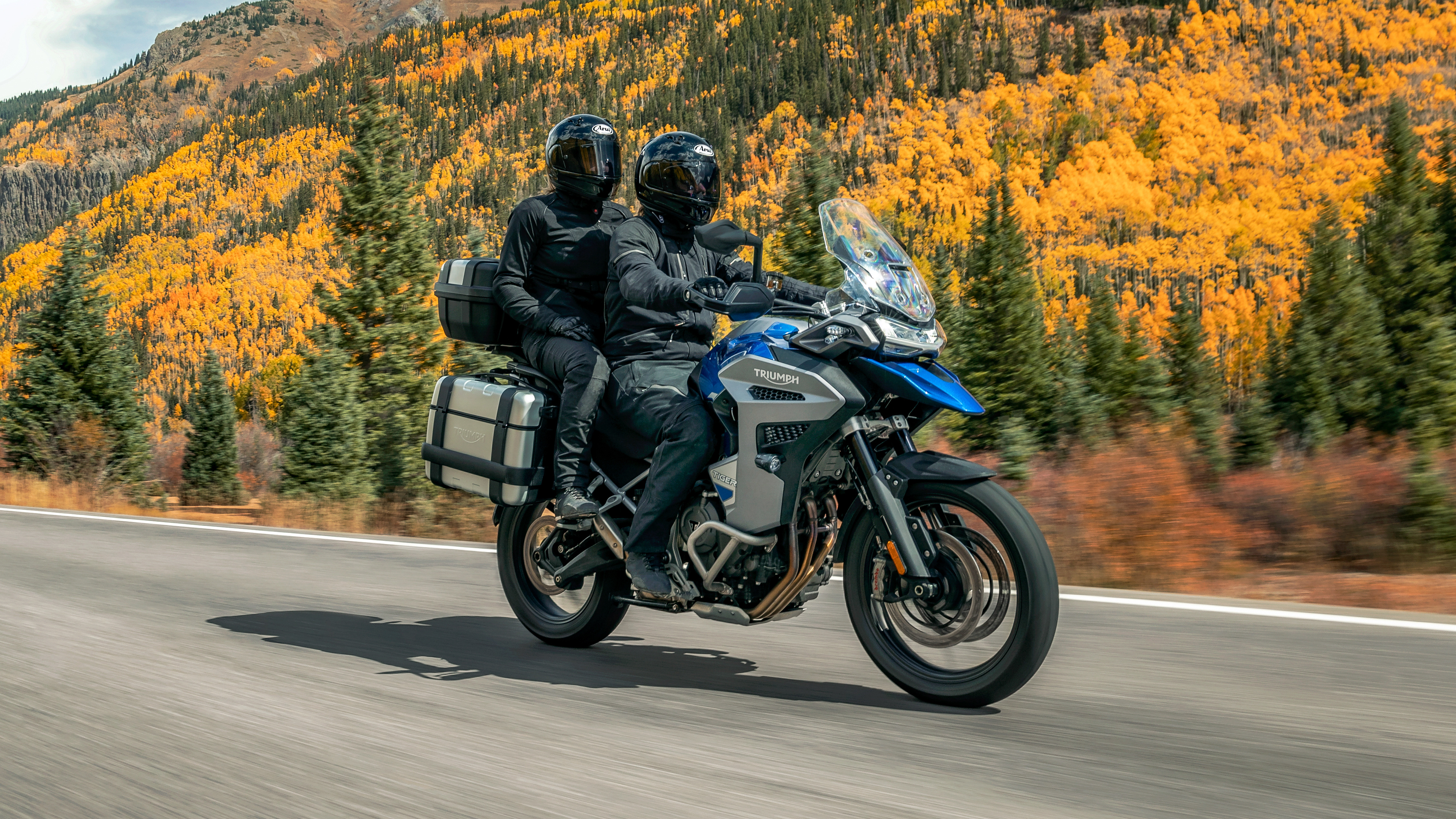 Triumph Tiger 1200, New model with shaft drive, Innovative safety features, Exciting upgrade, 3840x2160 4K Desktop