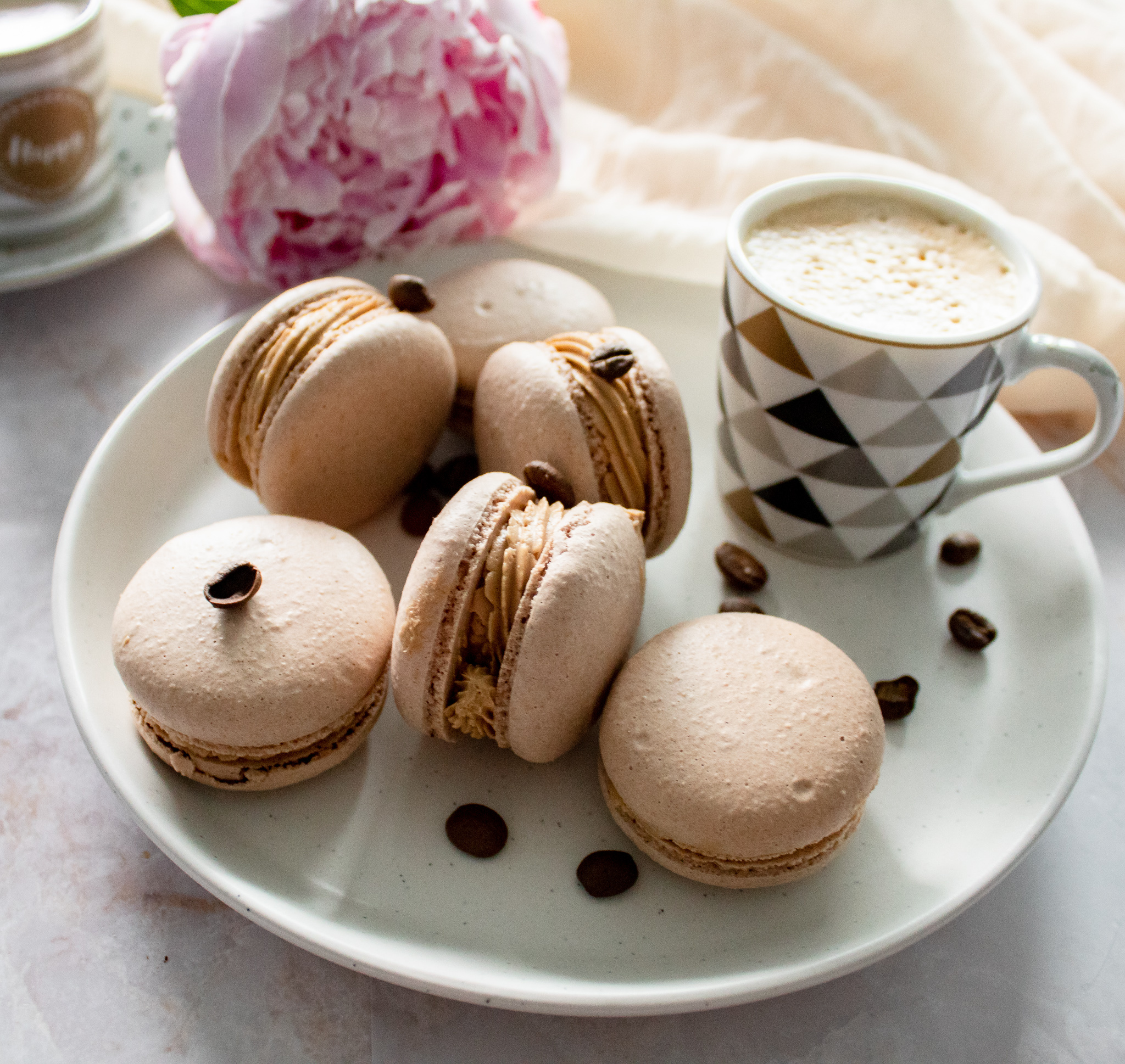 Coffee-flavored, Macarons Wallpaper, 2050x1940 HD Desktop