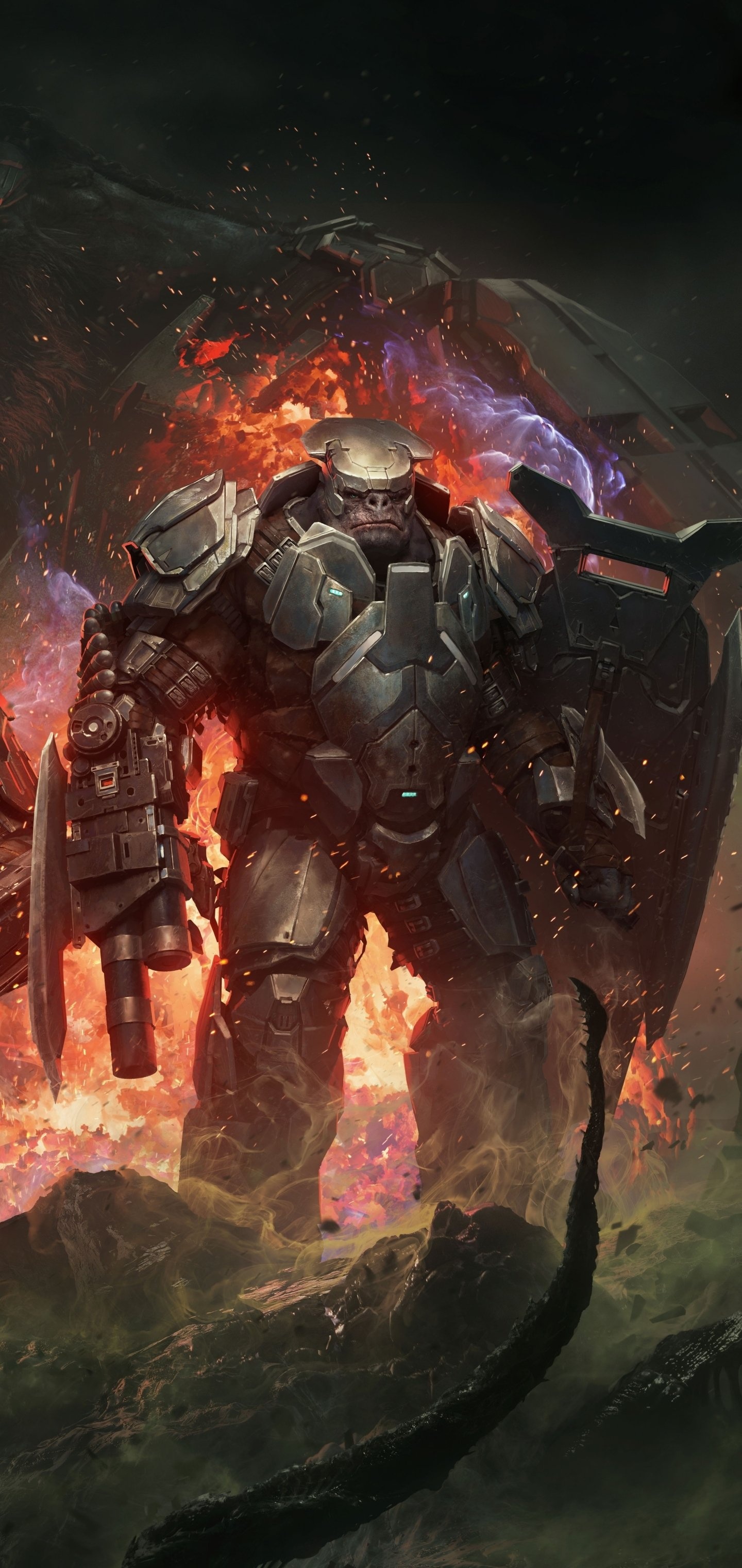 Pavium, Halo Wars Wallpaper, 1440x3040 HD Phone