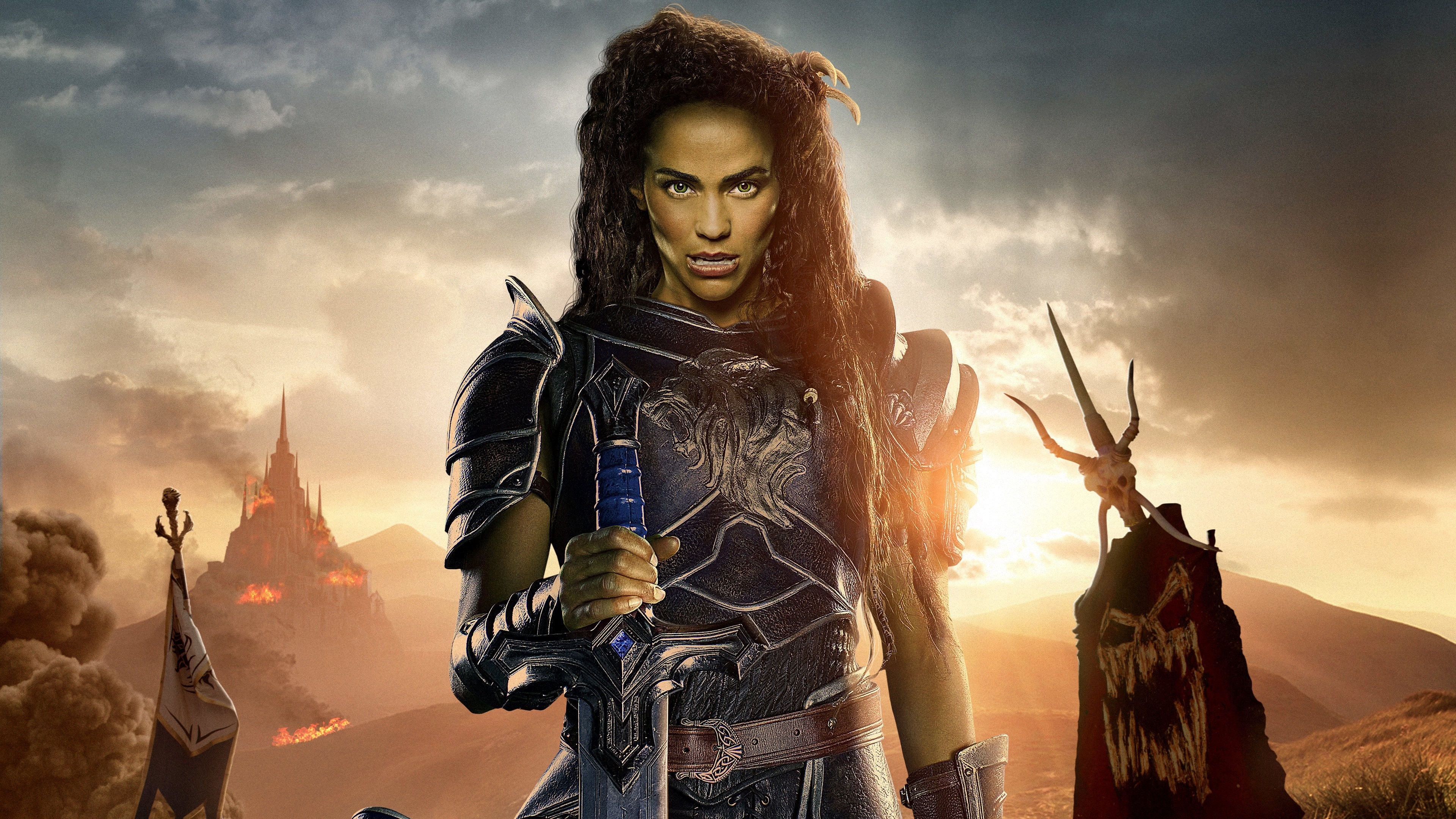 Paula Patton, Warcraft Garona, Best movies 2016, Movies, 3840x2160 4K Desktop