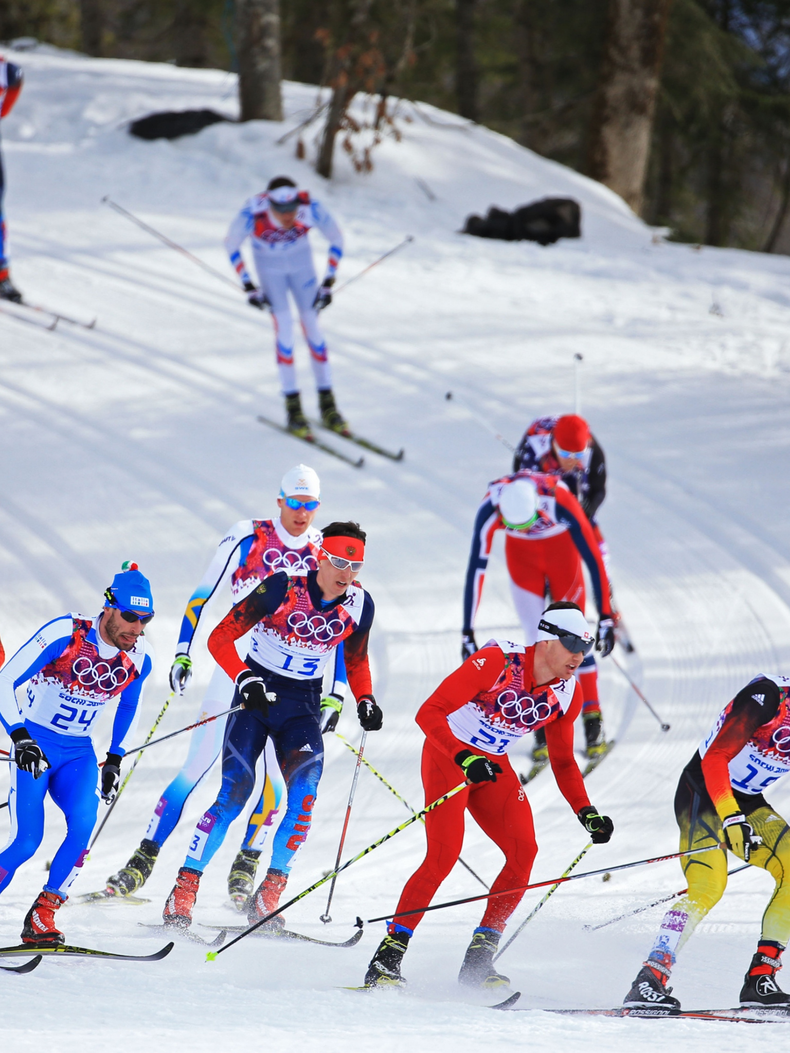 2014 Sochi Olympics, Cross-country skiing Wallpaper, 1540x2050 HD Phone