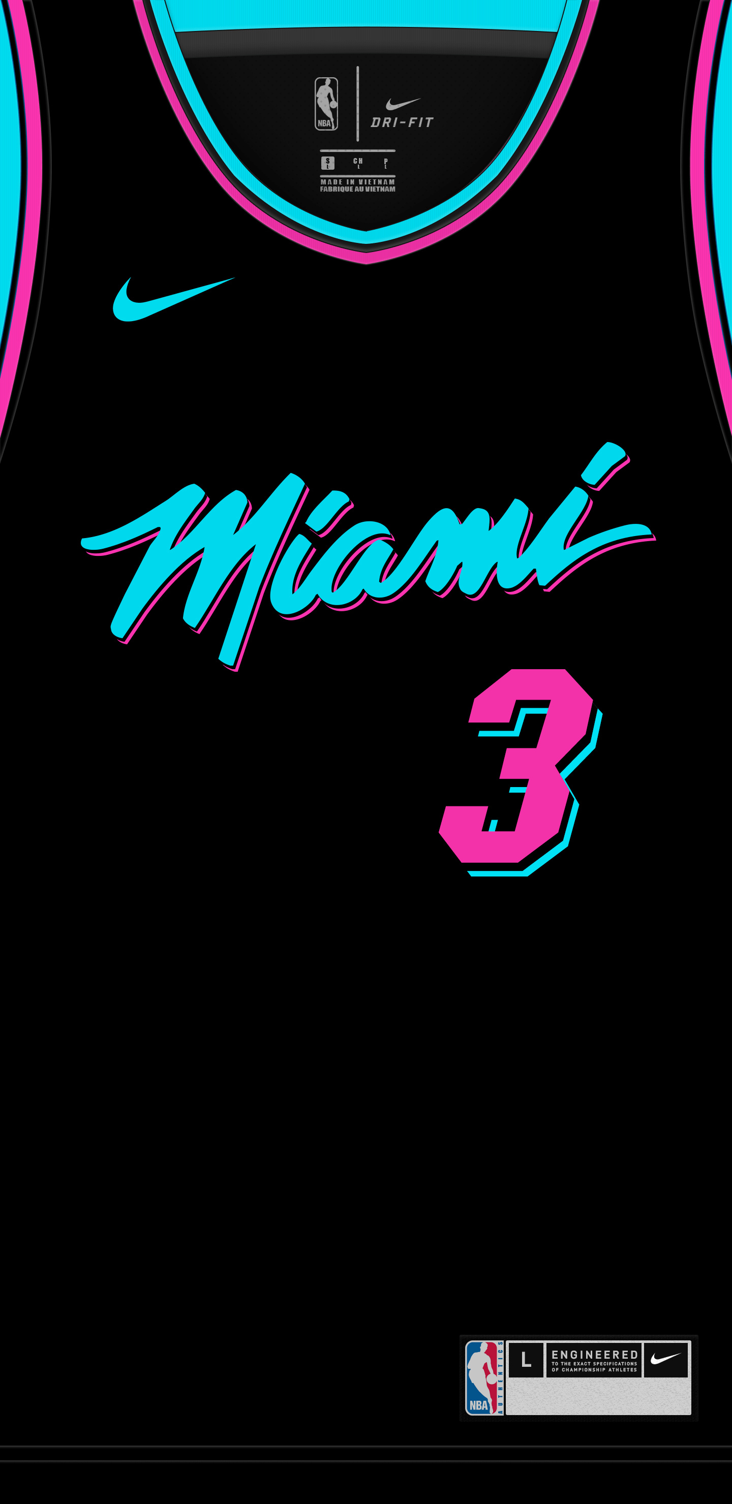 Miami Heat, 4K HD wallpapers, Team dynamic, Heat pride, 1440x2960 HD Phone