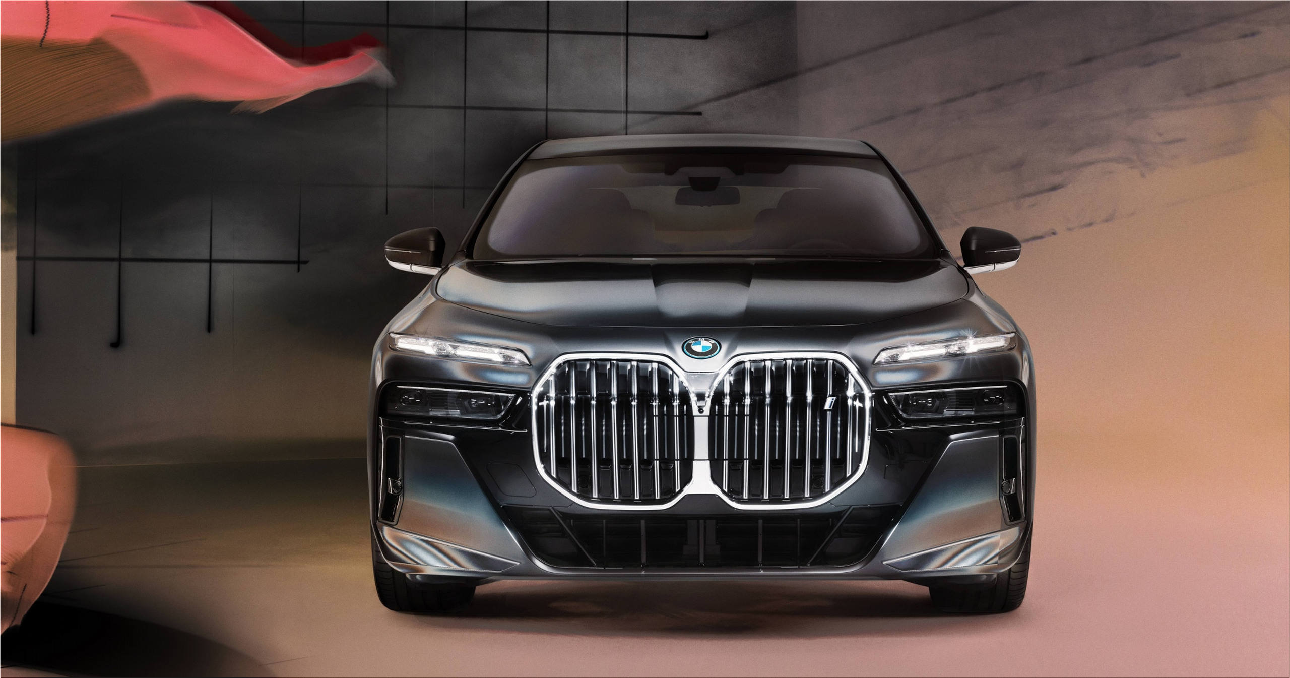 BMW i7, Famous Photographer, Electric Car, EV Stories, Automotive, 2560x1350 HD Desktop