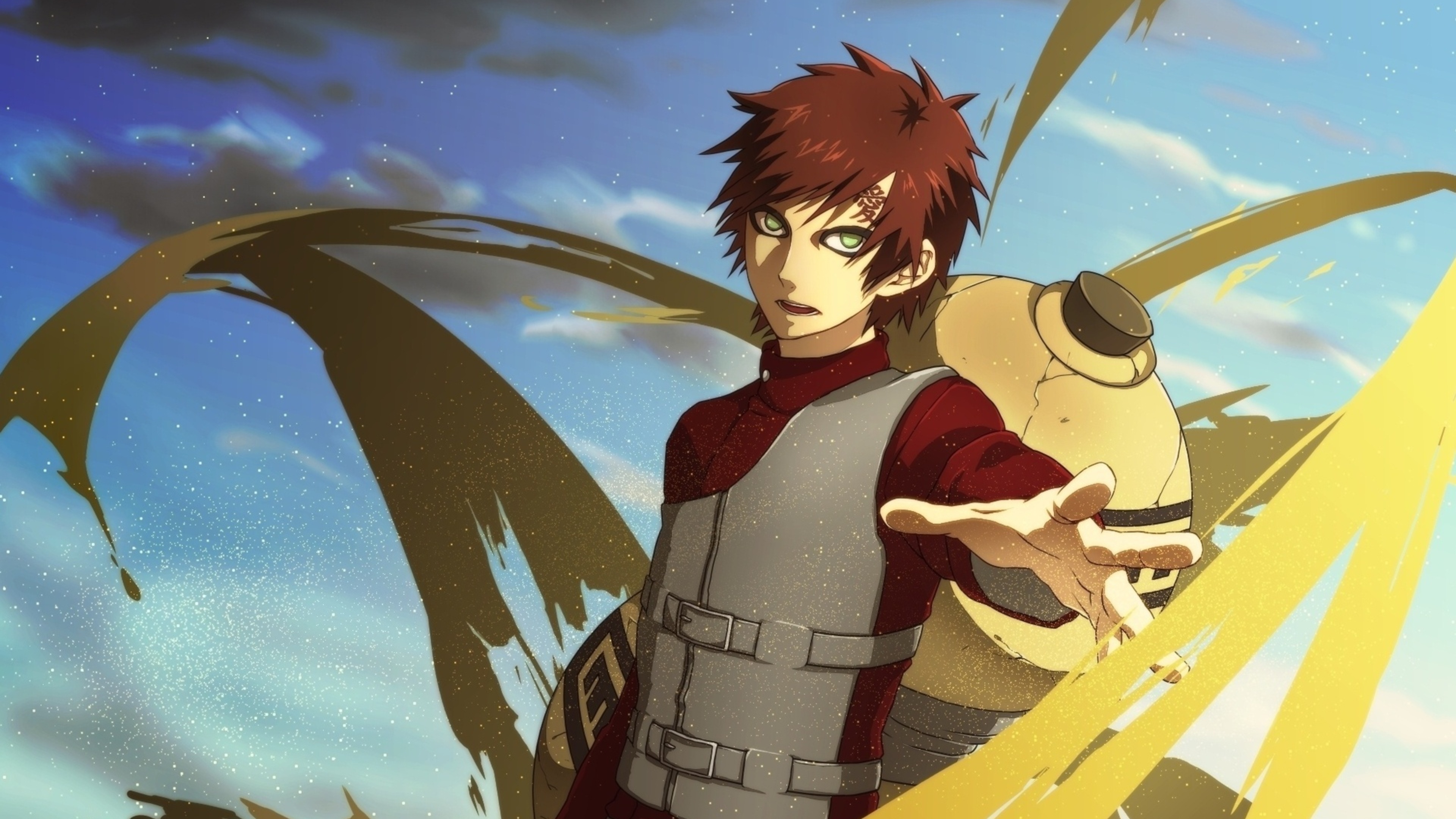 Gaara, Naruto Kazekage, HD wallpaper, 3840x2160 4K Desktop