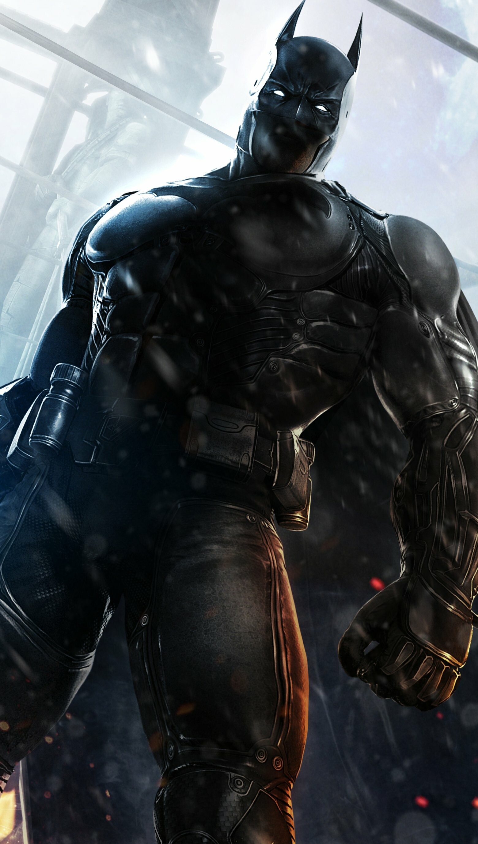 Batman: Arkham City, Arkham series wallpapers, Dark knight saga, Exciting gameplay, 1560x2760 HD Phone