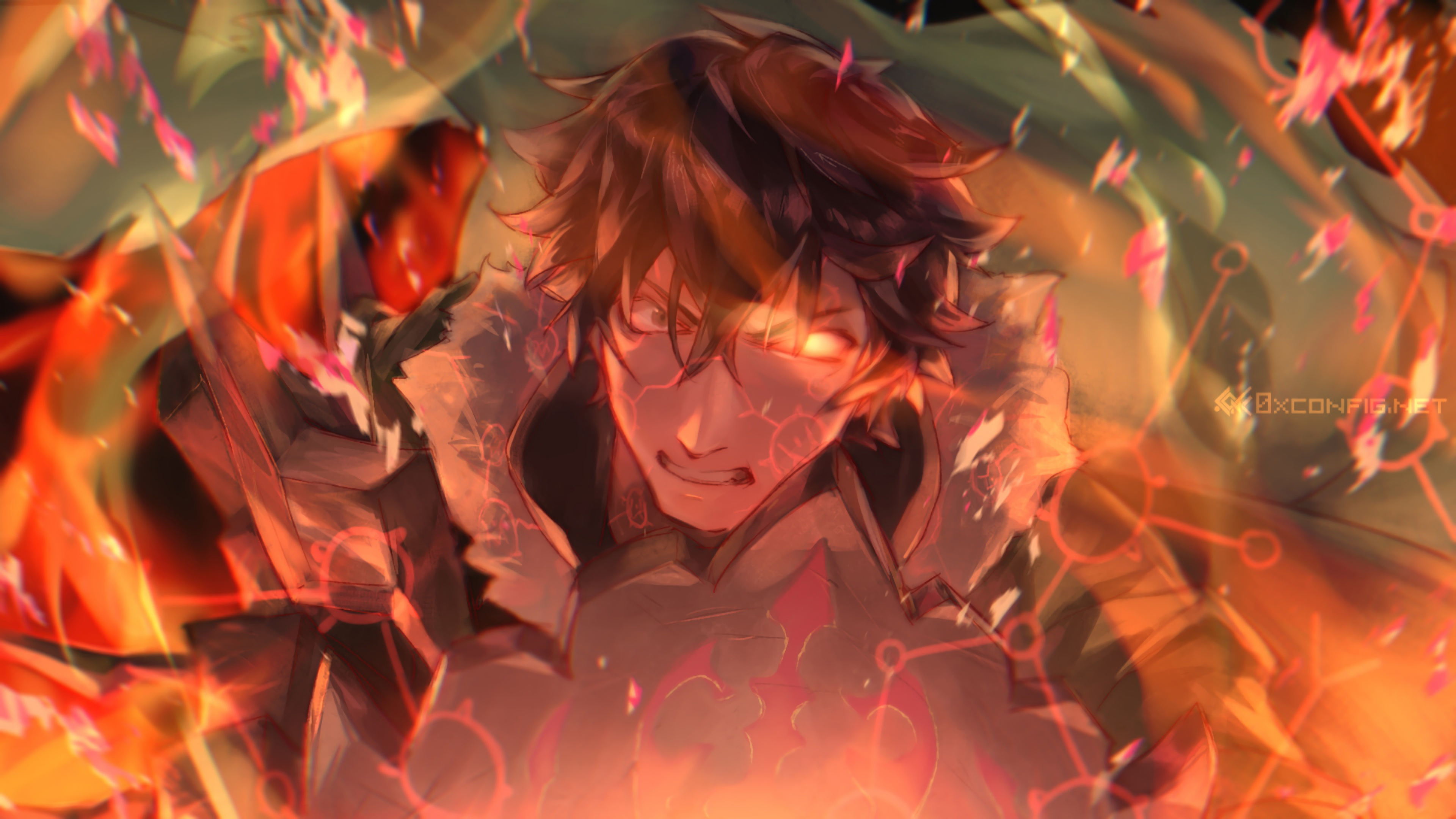 Naofumi curse shield, Rising of the Shield Hero, 4K wallpapers, Dark magic, 3840x2160 4K Desktop
