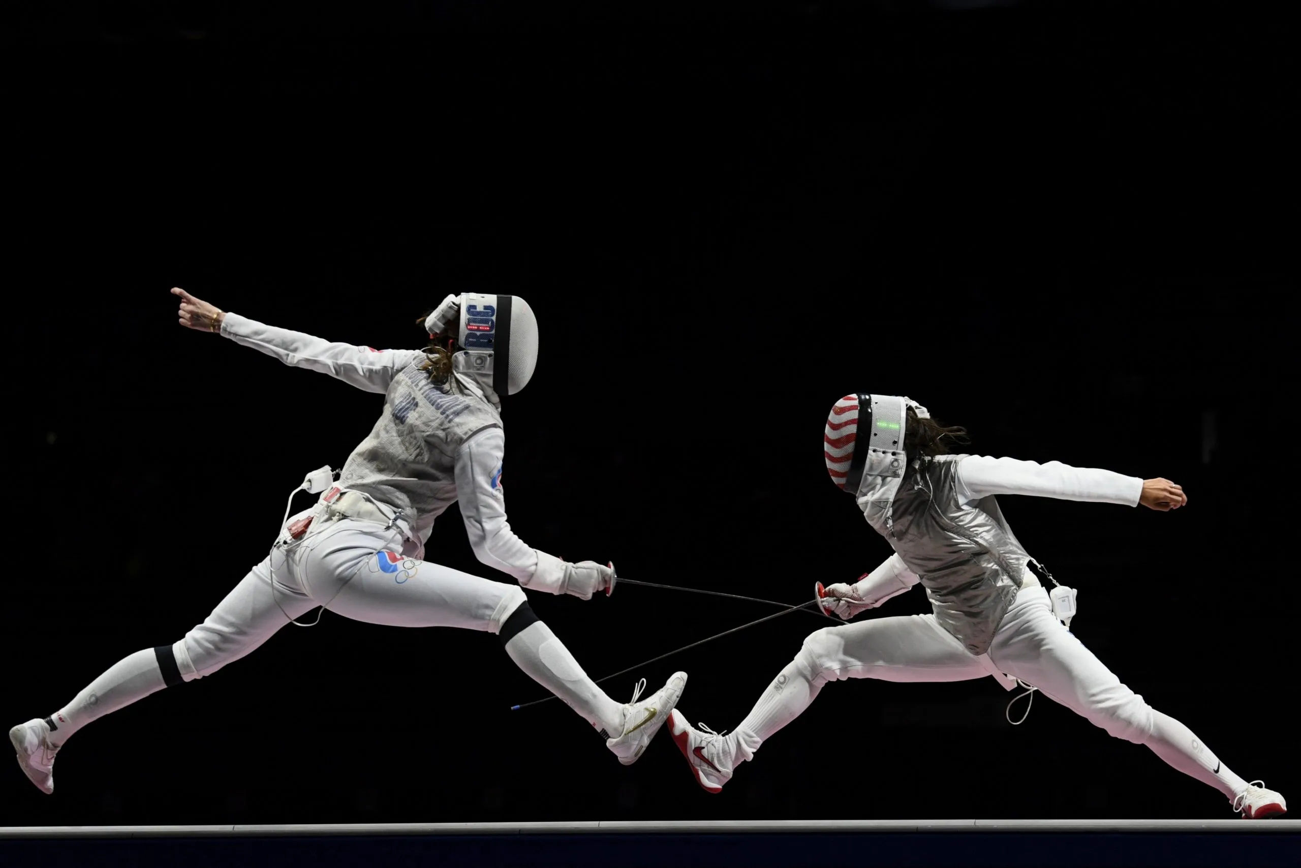 Larisa Korobeynikova vs Lee Kiefer, Fencing Wallpaper, 2560x1710 HD Desktop