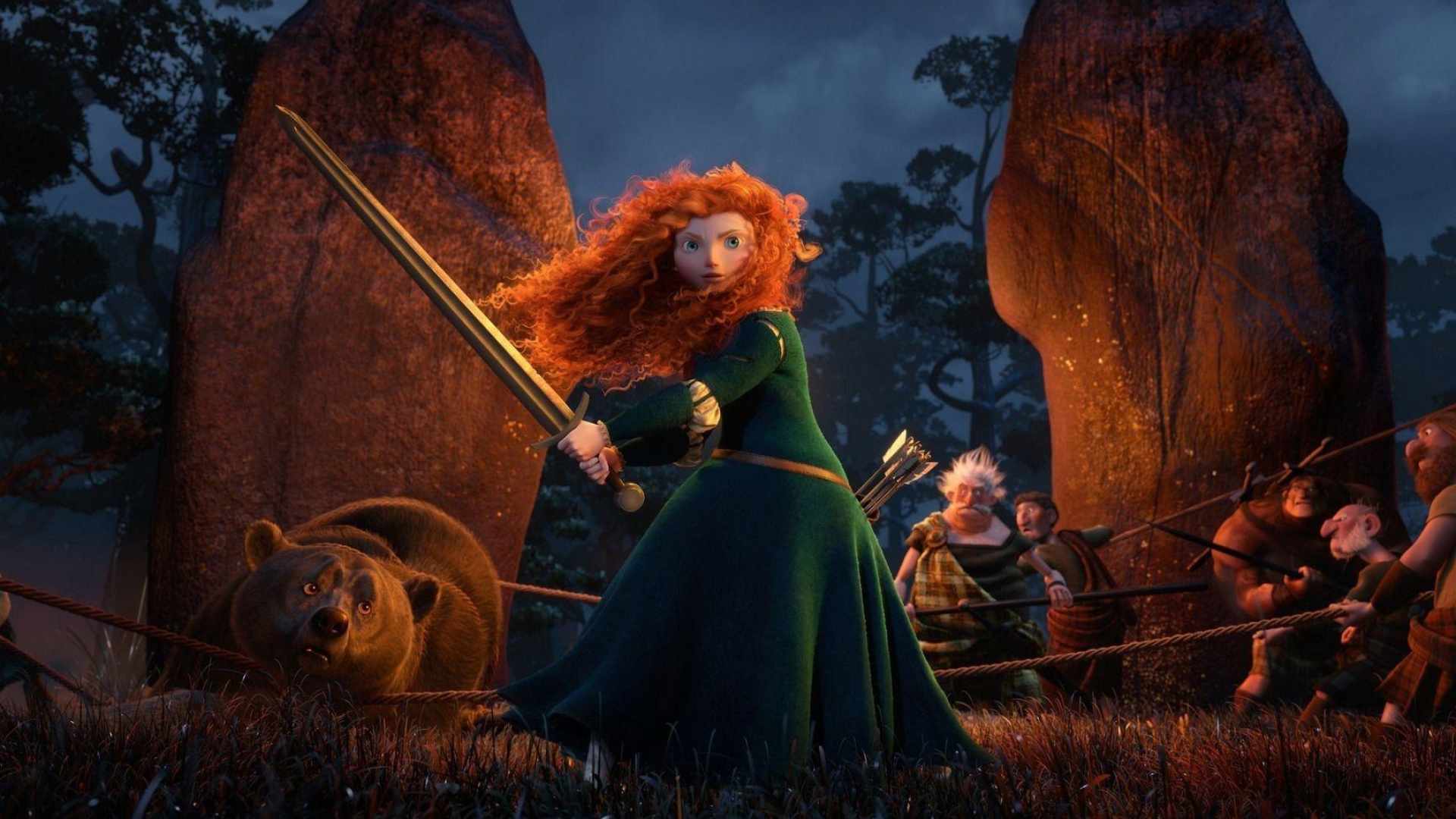 Disney Brave, Brave princess, Animated film, Backgrounds, 1920x1080 Full HD Desktop