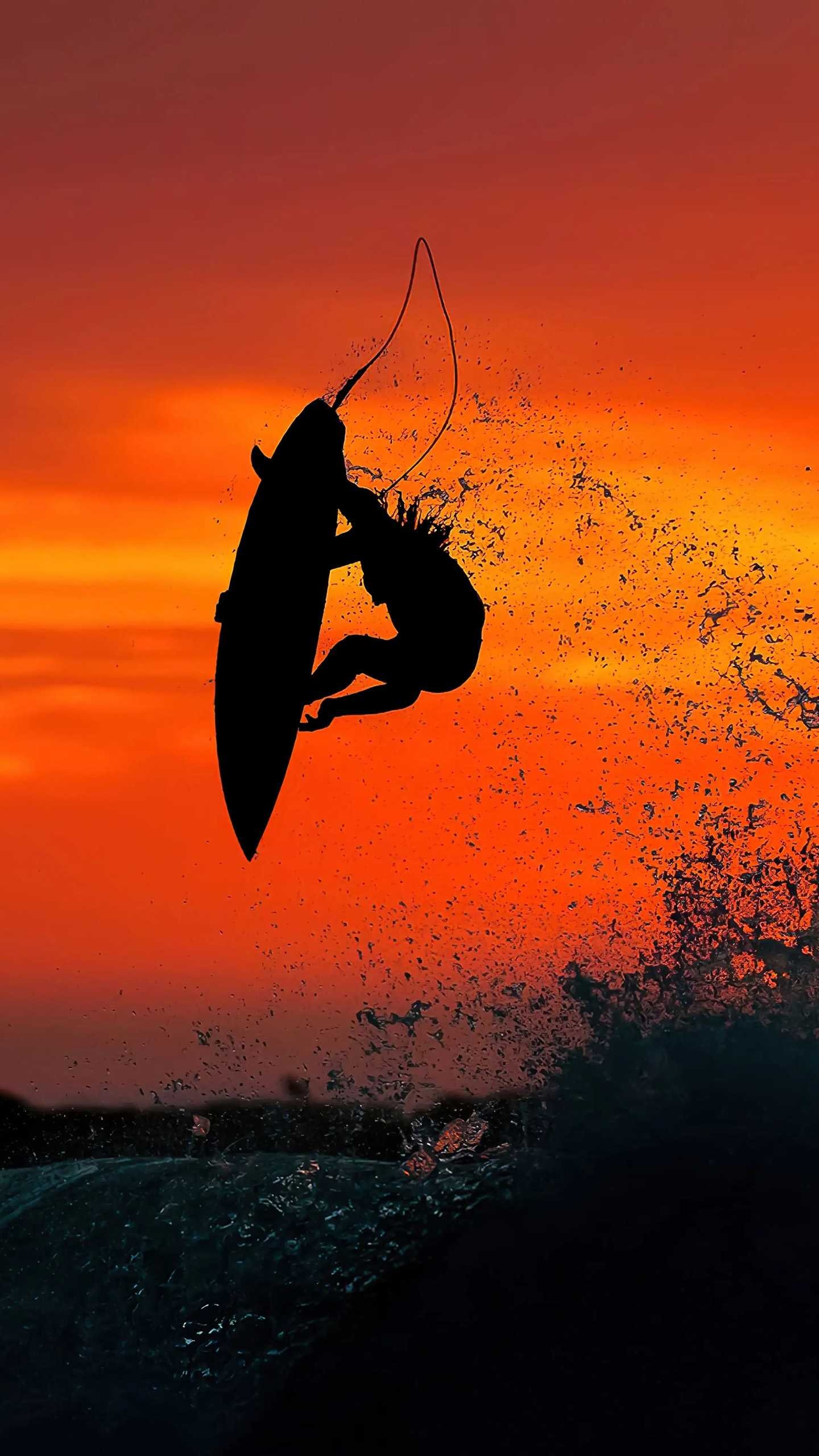 Aerial tricks, Surfing Wallpaper, 1440x2560 HD Phone